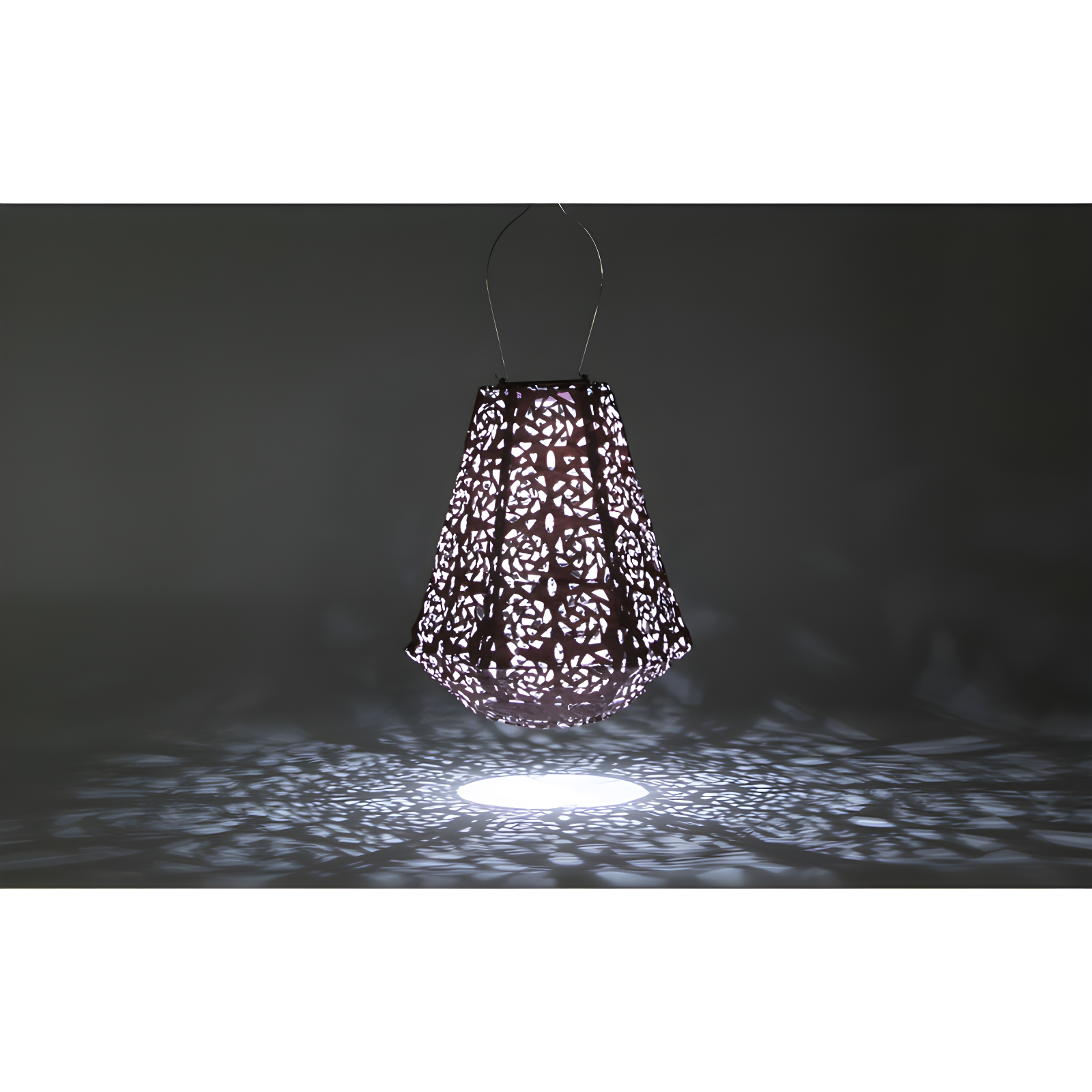 11'' Solar Powered Integrated LED Outdoor Lantern