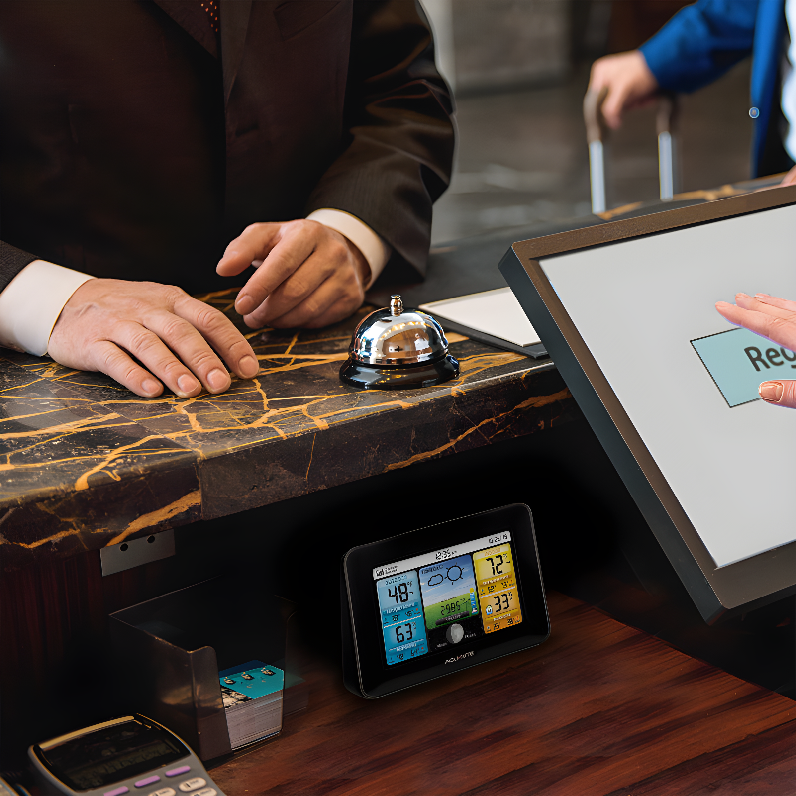 AcuRite Weather Station Forecaster with Color Display for Temperature, Humidity, Hyperlocal Forecast, and Built-In Barometer (02077M) & Reviews | Wayfair