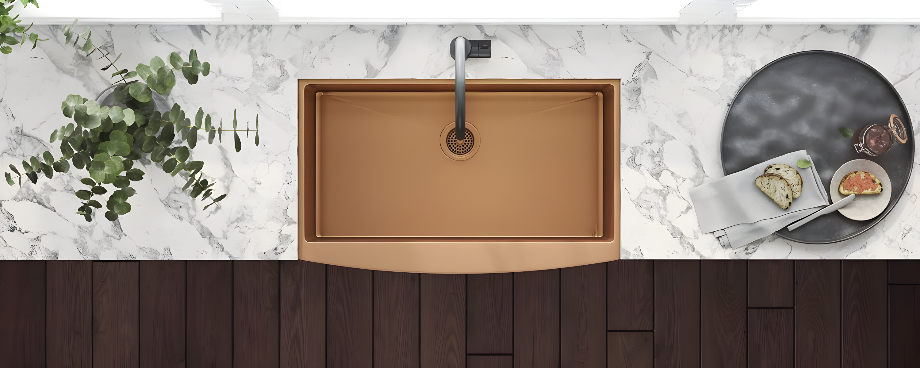 Ruvati 33-inch Apron-Front Farmhouse Kitchen Sink -Stainless Steel