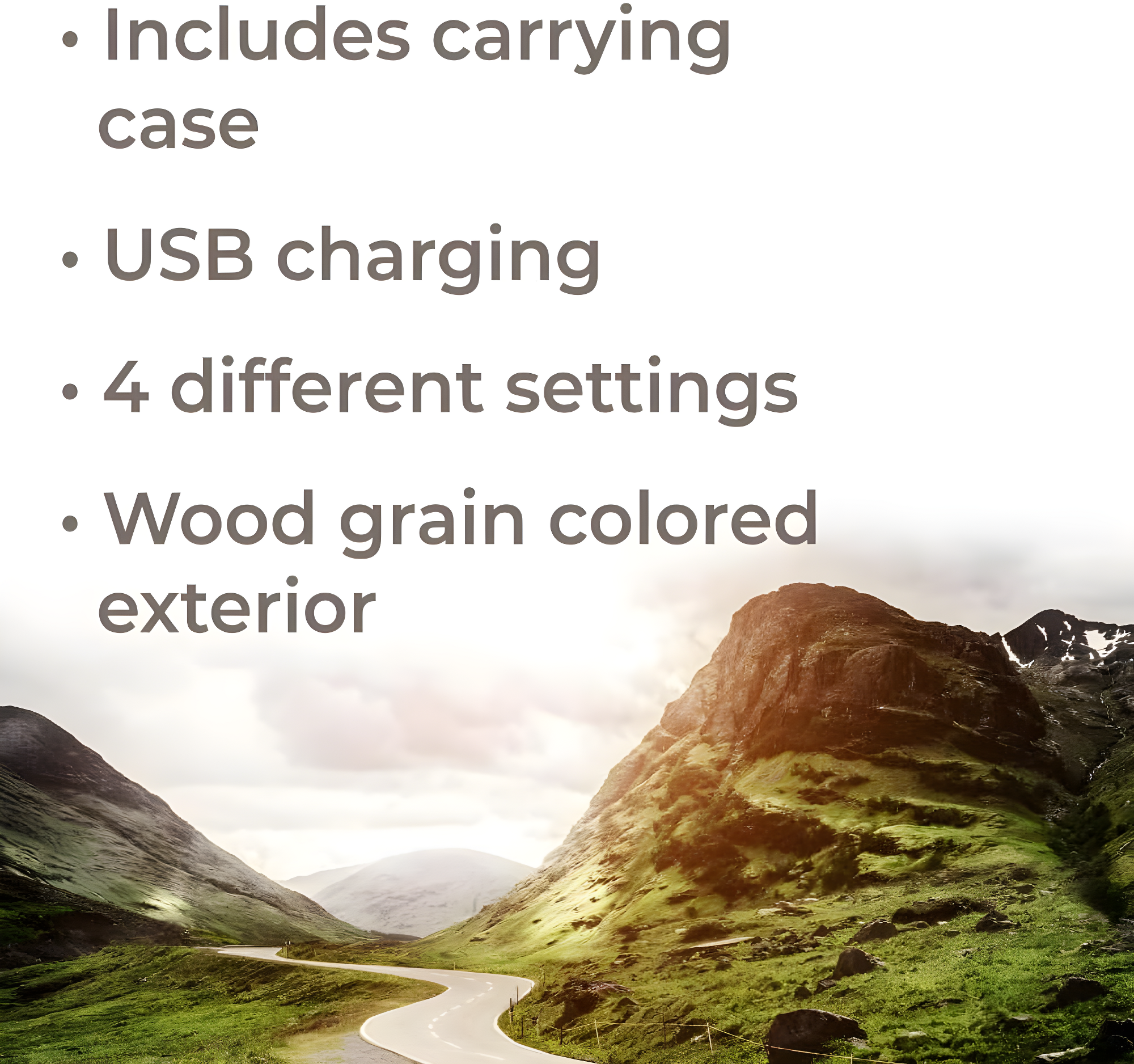 Plant Therapy Wood Grain Portable Diffuser Travel Pack, includes the Travel Essential Oil Blend 10 mL (1/3 oz) 100% Pure, Undiluted, Natural Aromatherapy, Therapeutic Grade