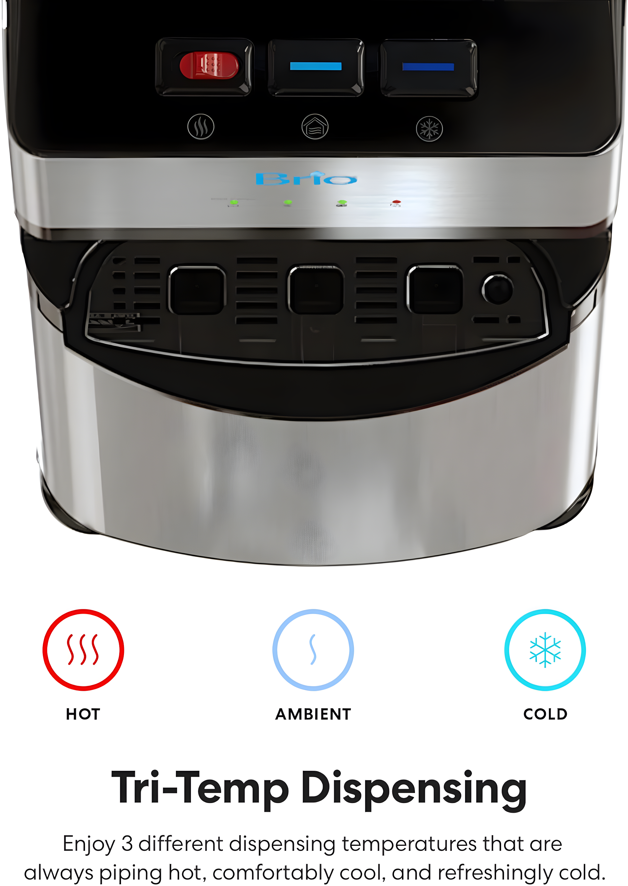 Brio Brio Free Standing Bottom Loading Water Dispenser