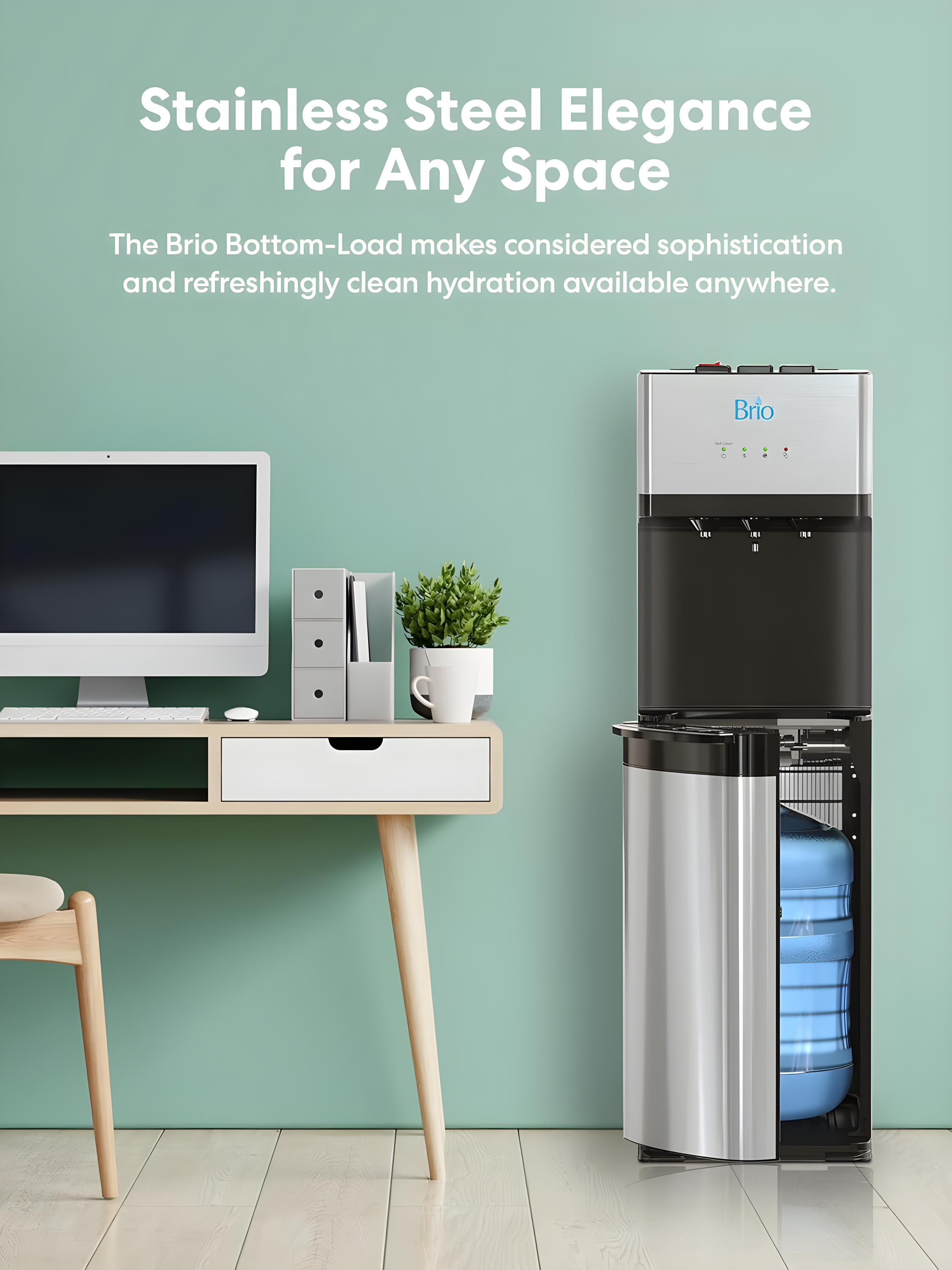 Brio Brio Free Standing Bottom Loading Water Dispenser