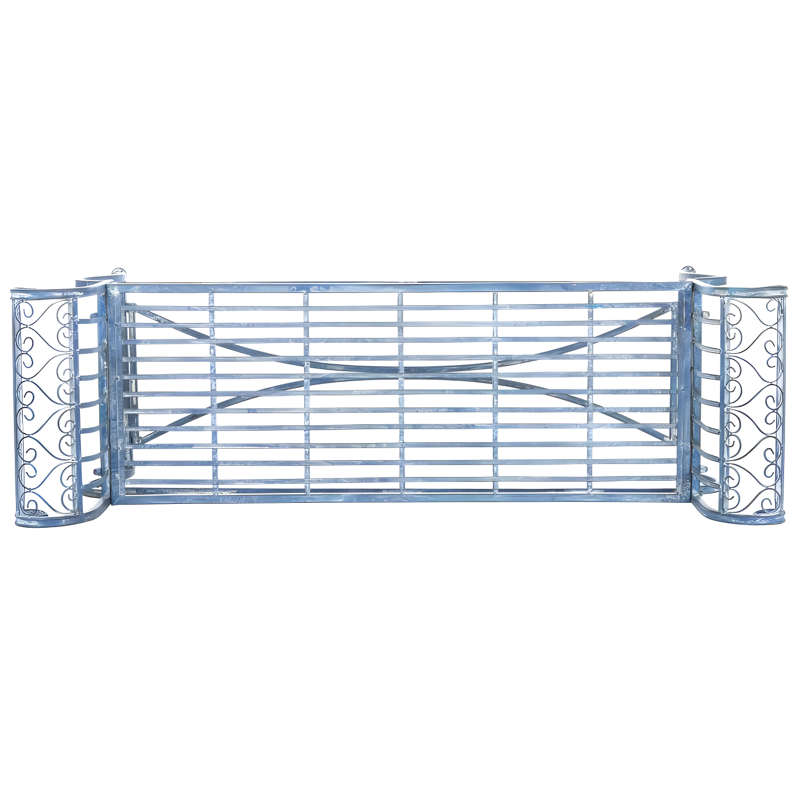 Brielle Bench - Outdoor - PAT5004 - Mossy Blue - Safavieh