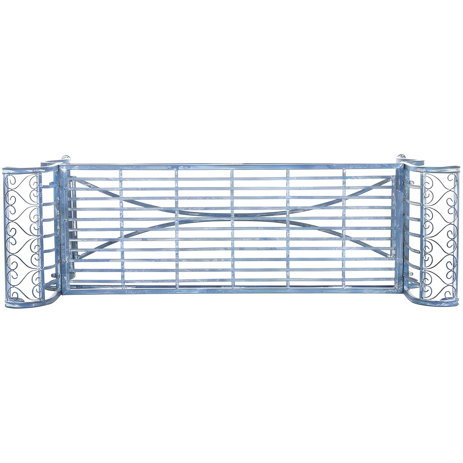 Brielle Bench - Outdoor - PAT5004 - Mossy Blue - Safavieh