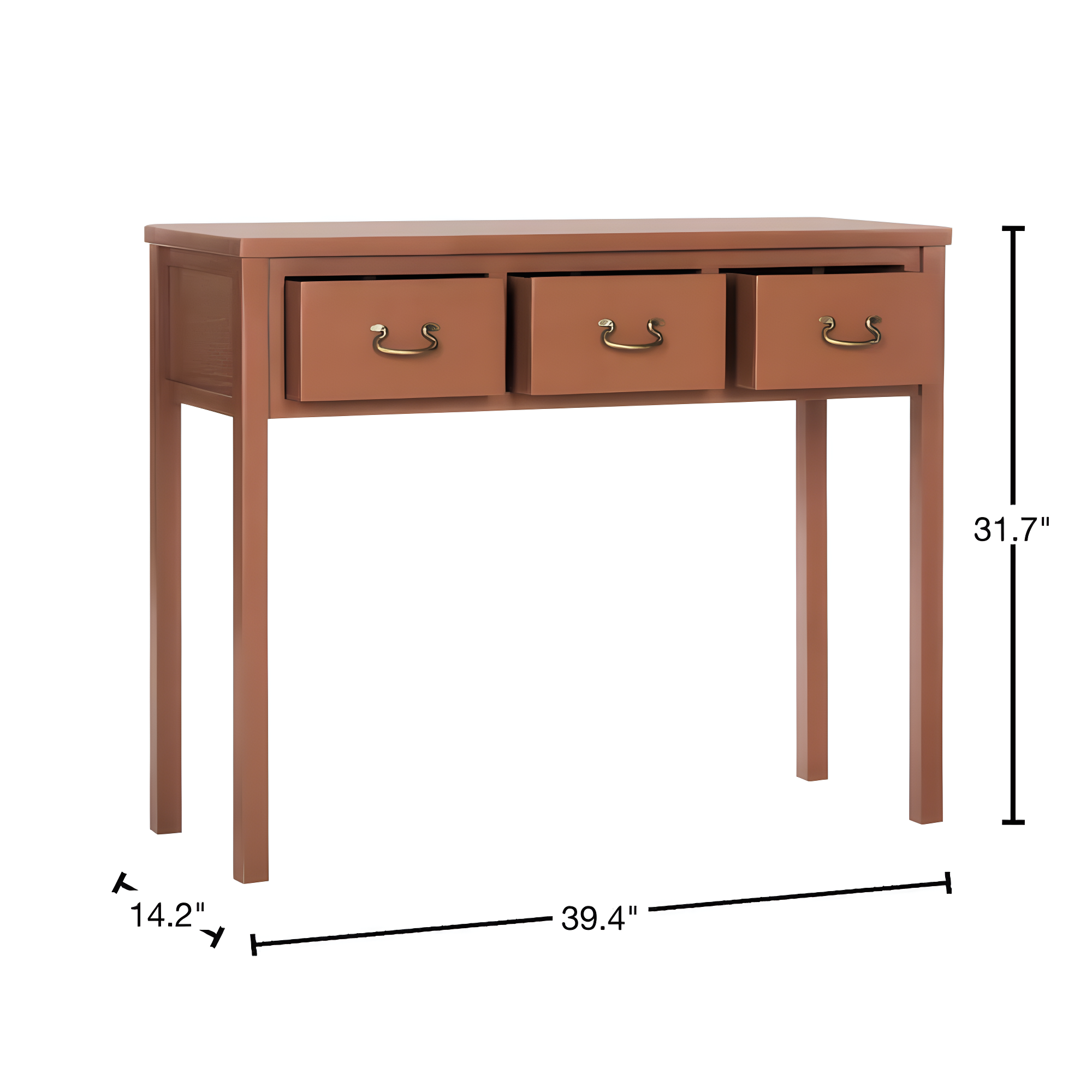 Winston Porter Tabresha 33'' Solid Wood Console Table