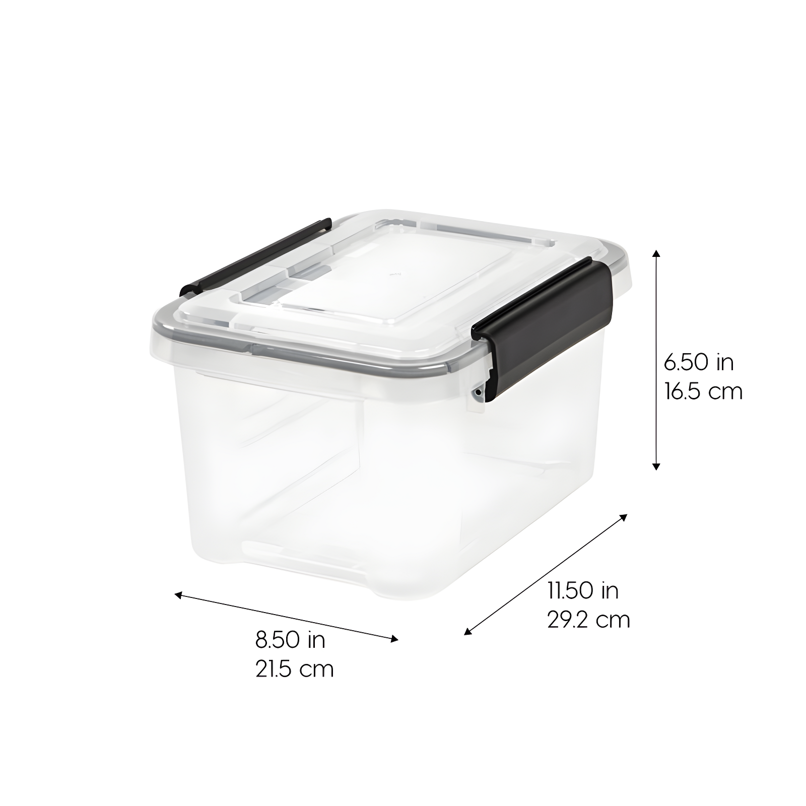 IRIS USA, Inc. 6.5 Qt./2 Gal. Weatherproof Storage Tote