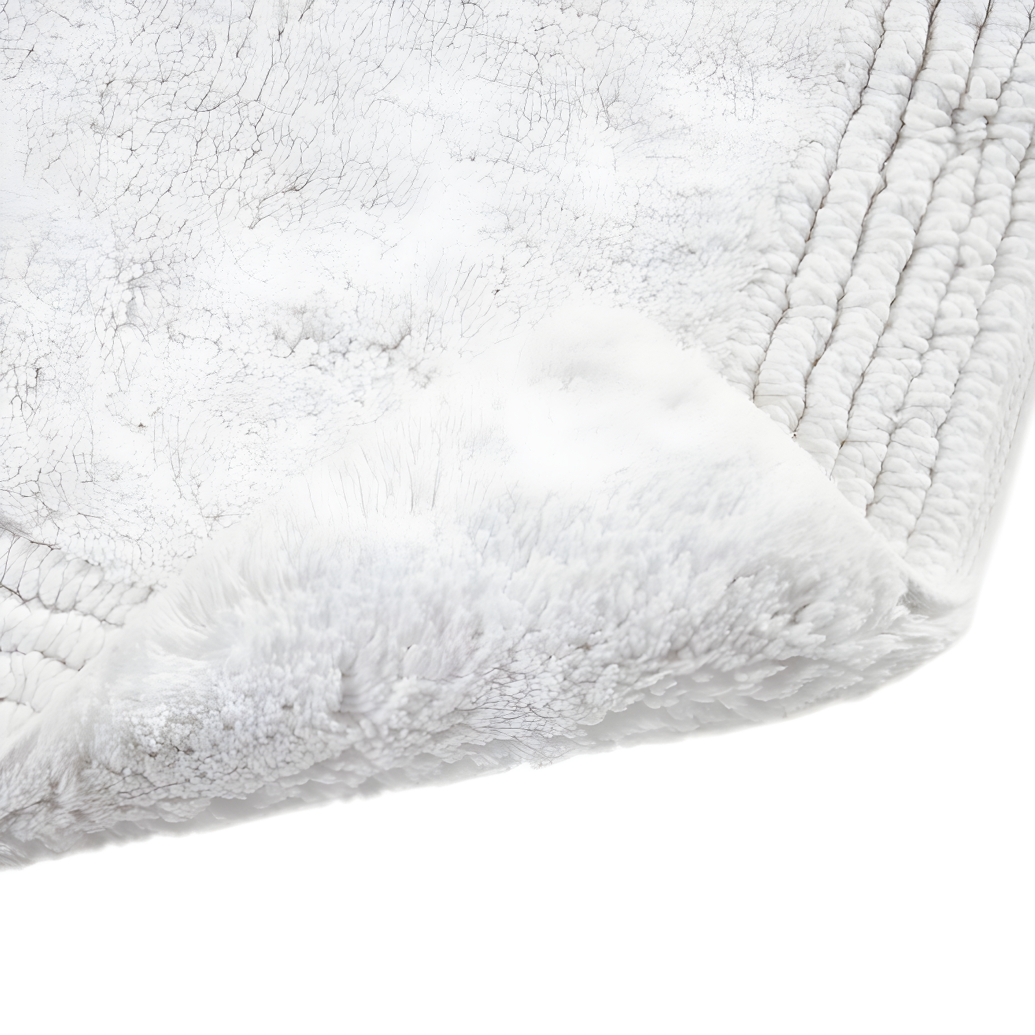 Madison Park Signature Splendor 100% Cotton Tufted 3000 GSM Reversible Bath Rug
