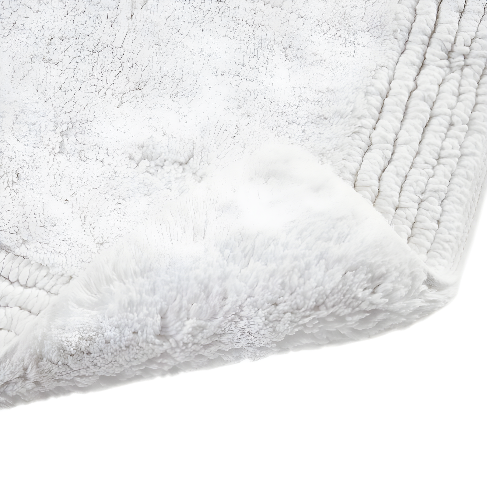 Madison Park Signature Splendor 100% Cotton Tufted 3000 GSM Reversible Bath Rug