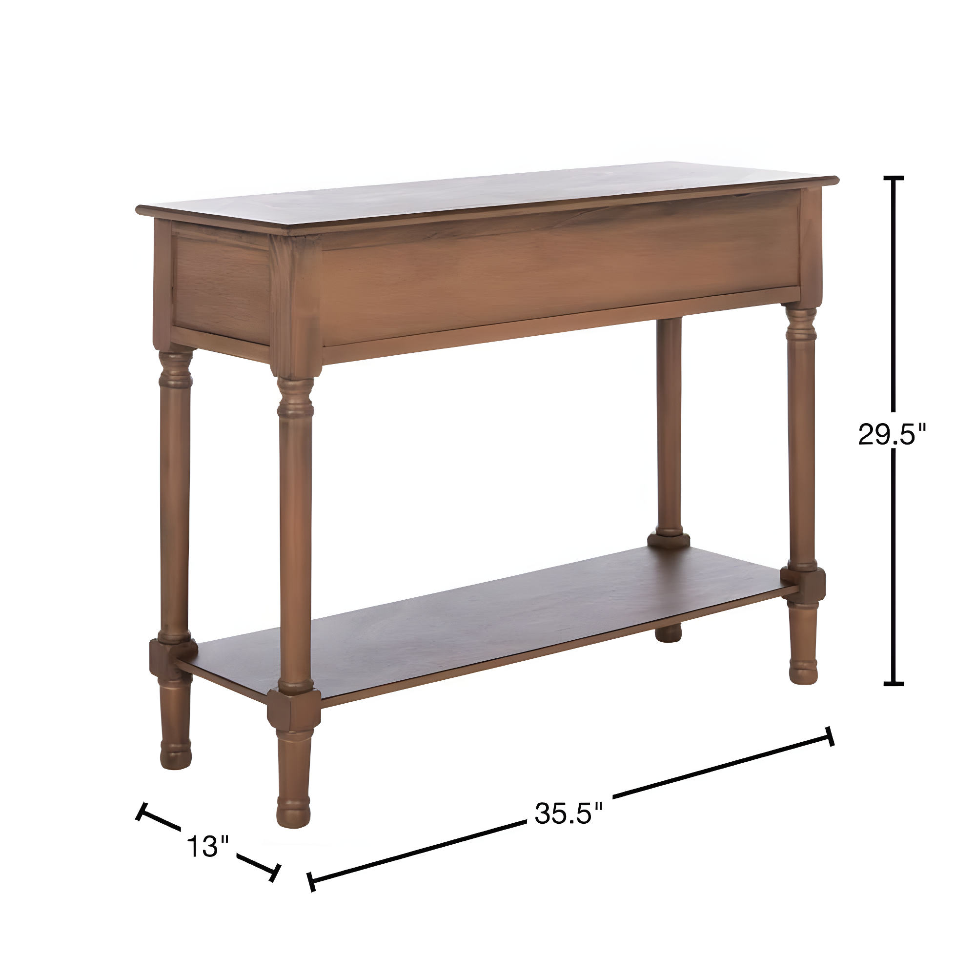 Landers 2 Drawer Console Table - CNS5710C - Brown - Safavieh