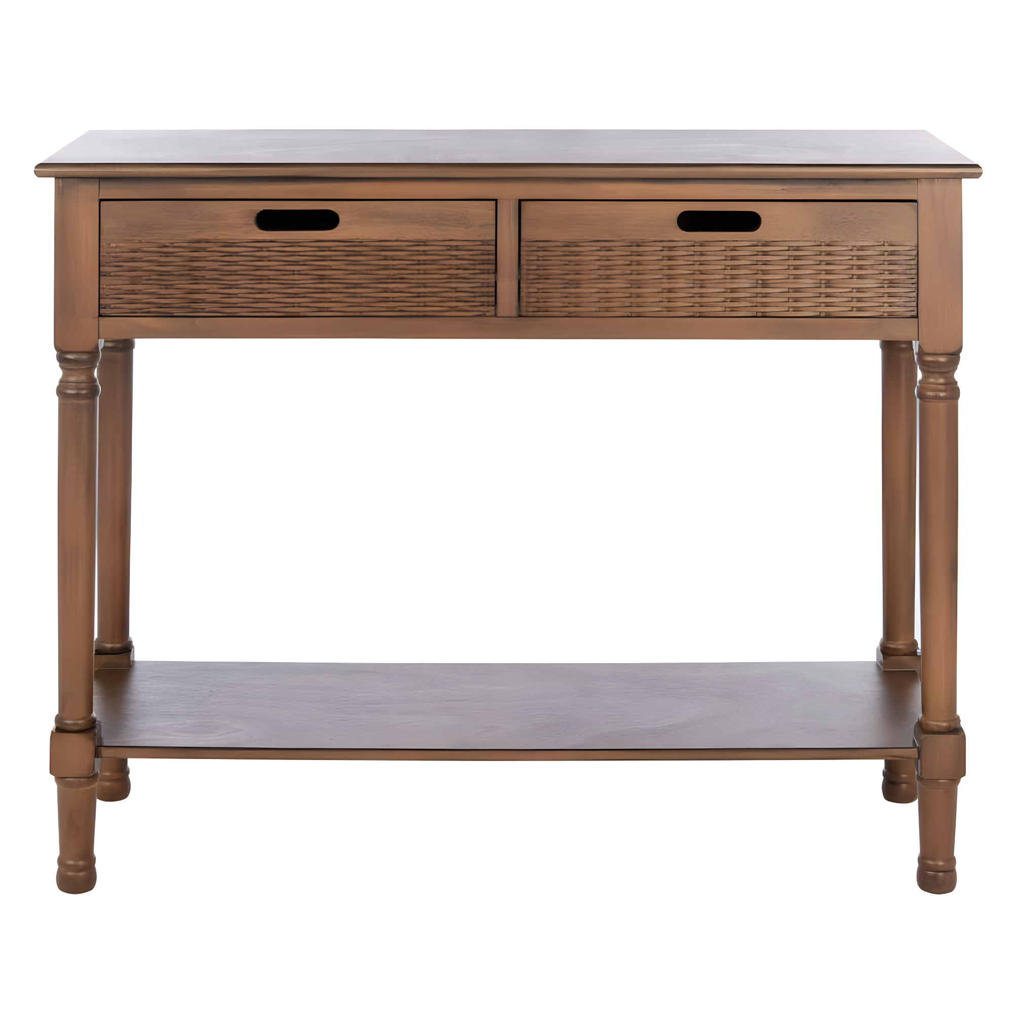 Landers 2 Drawer Console Table - CNS5710C - Brown - Safavieh