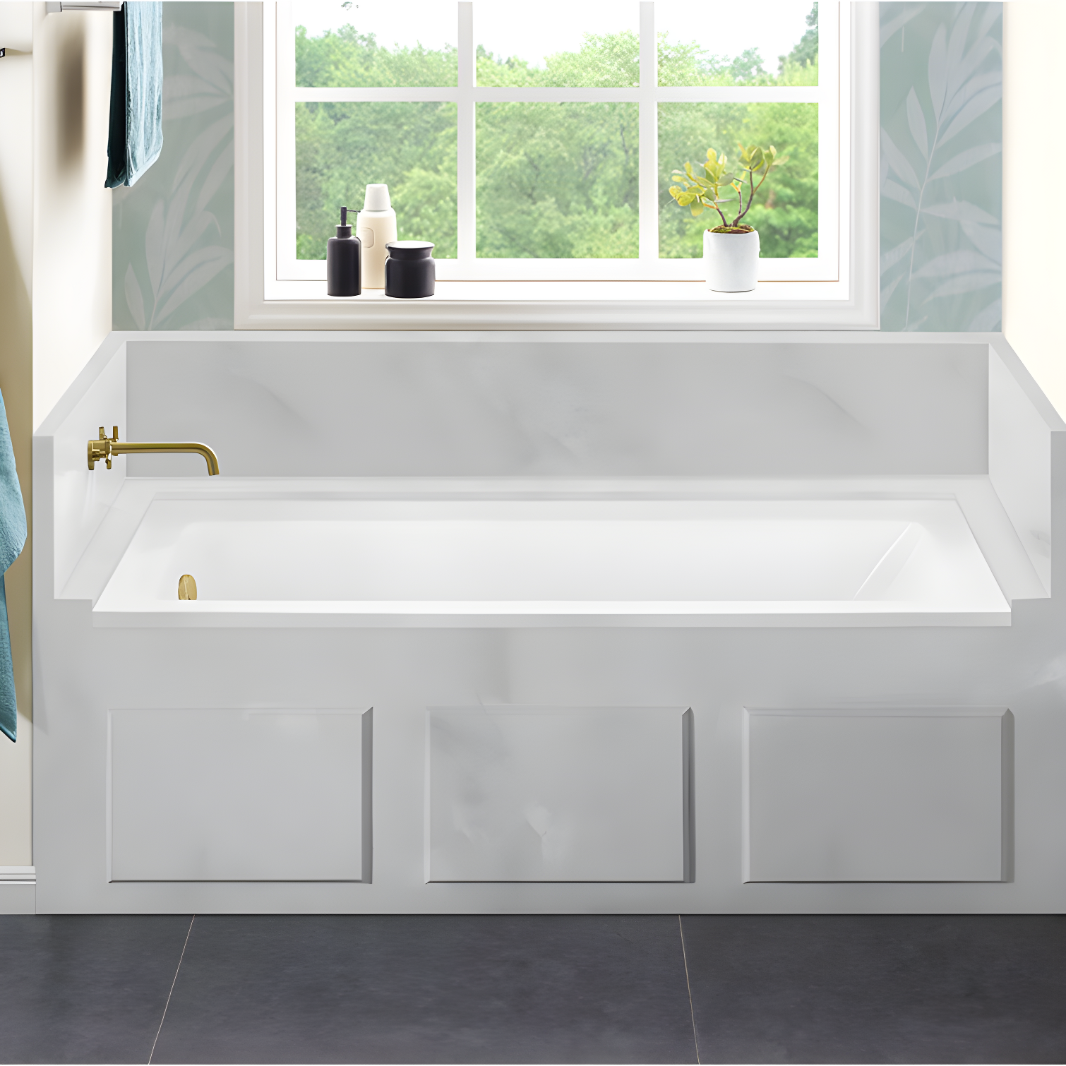 Swiss Madison Voltaire 54" x 30" Alcove Bathtub with Apron SM-AB557