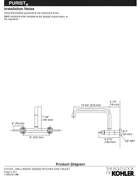 Purist® Bridge Faucet