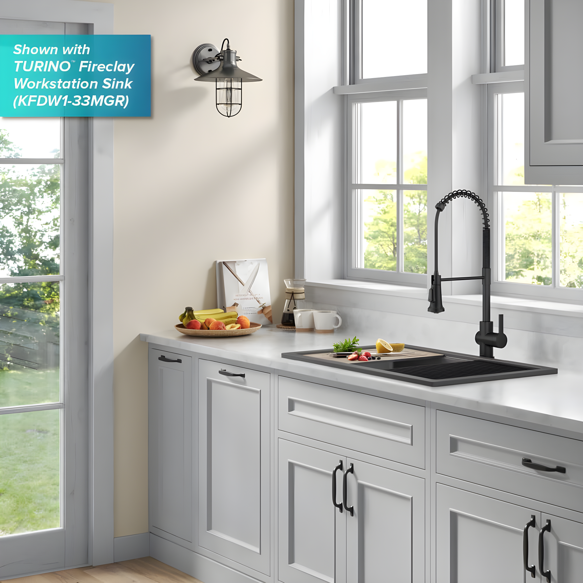 KRAUS Britt Touchless Sensor Commercial Single Handle Pull Down Kitchen Faucet