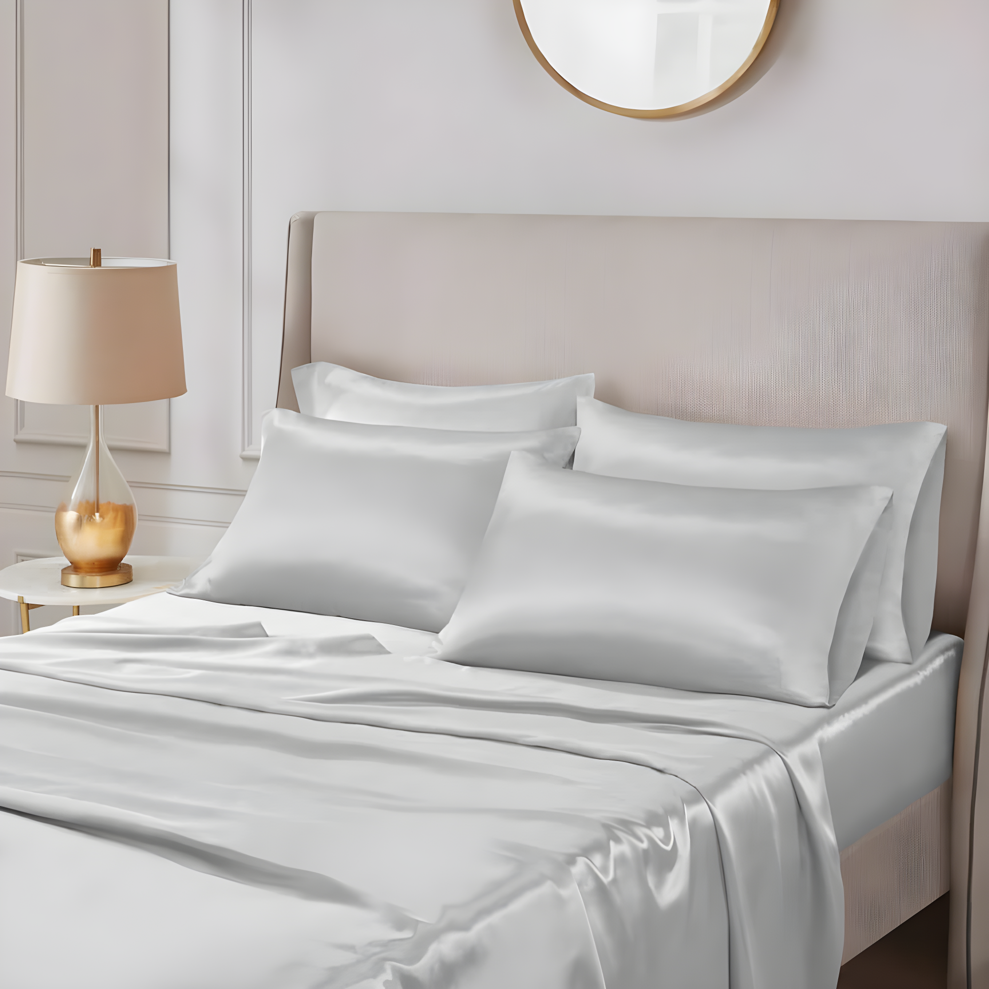 Madison Park Essentials Satin Luxury Sheet Set