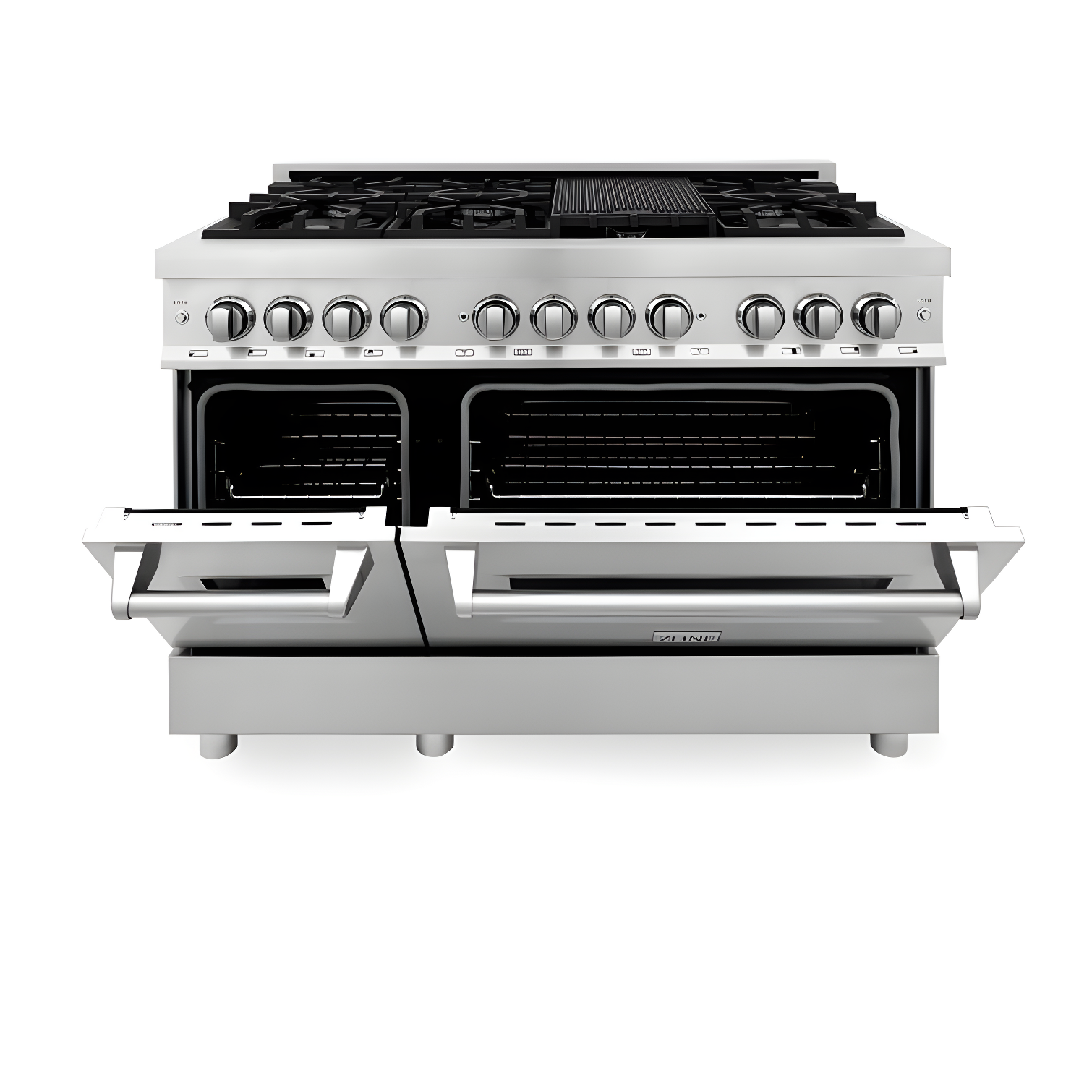 ZLINE 48 in. Legacy Dual Fuel Range w/ 7 Burner Cooktop & 2 Ovens w/ Doors