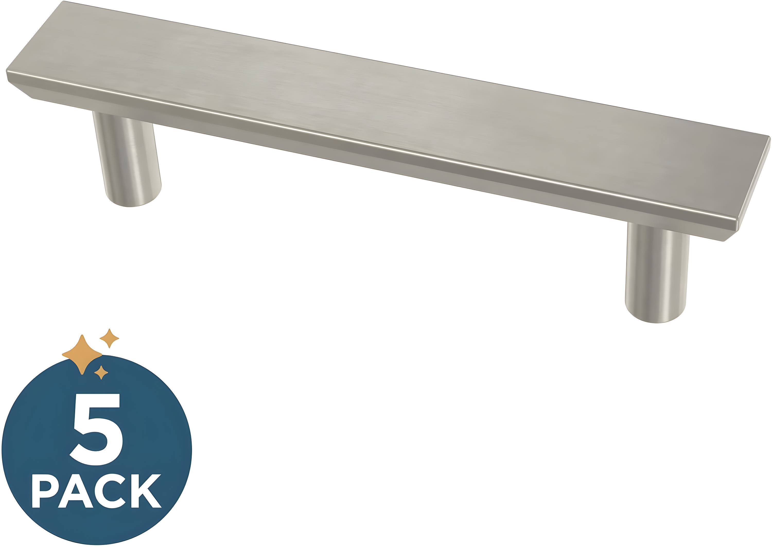 Franklin Brass Chamfered 3" Center Bar Pull Multipack (Set of 5)