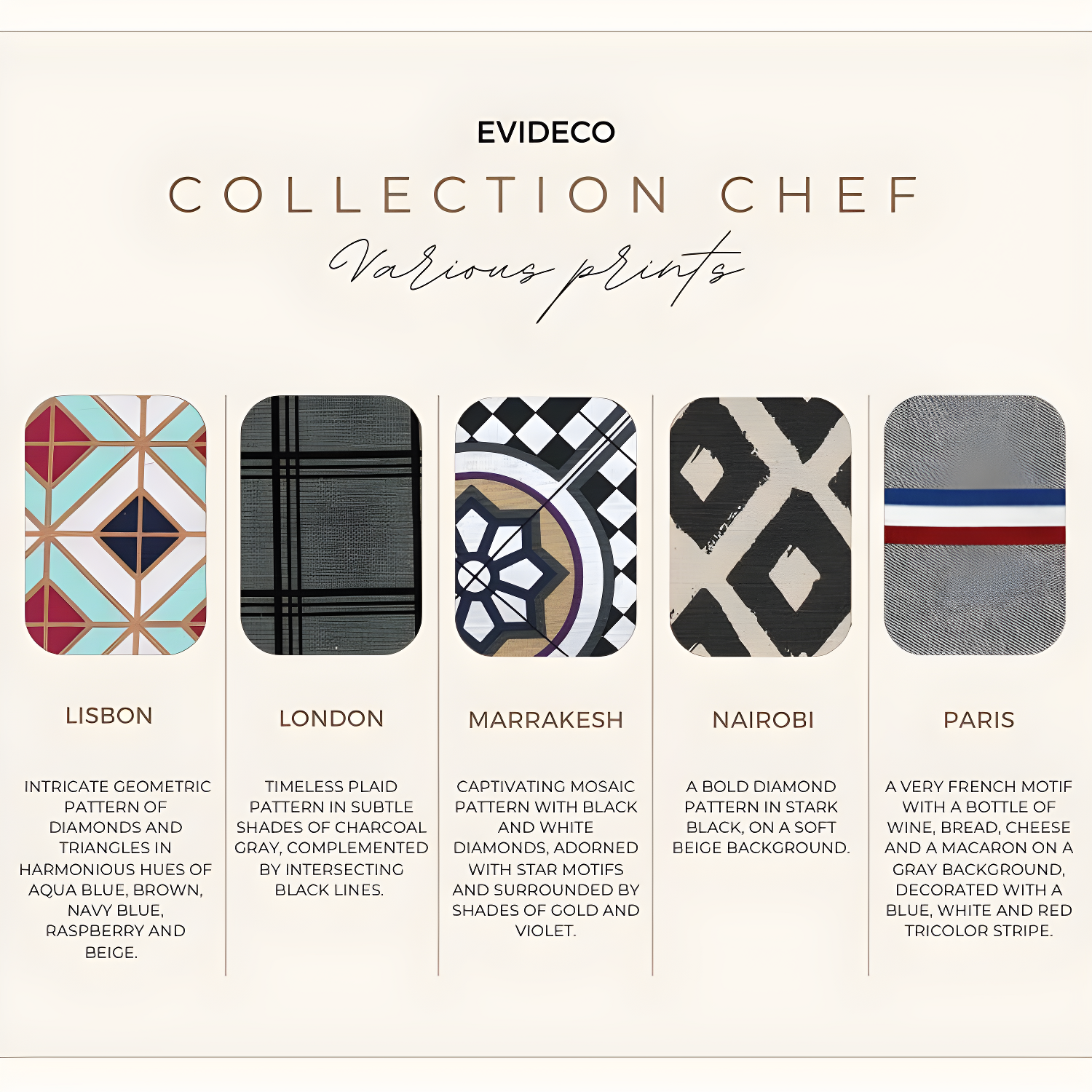 Evideco Marrakesh Geometric Cotton