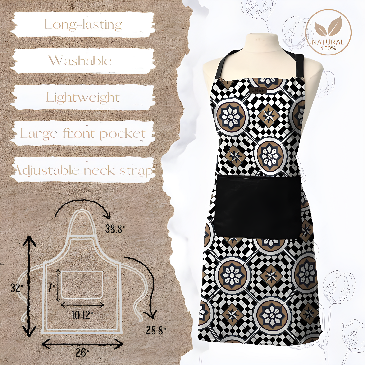 Evideco Marrakesh Geometric Cotton