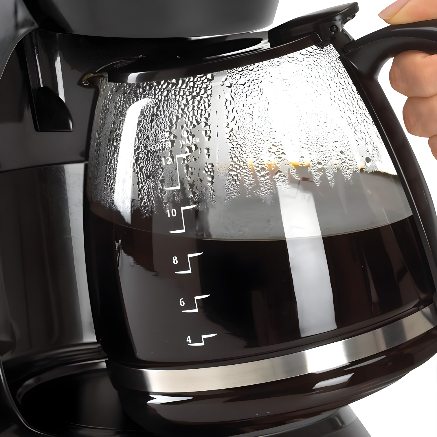 BLACK+DECKER DCM100B BLACK+DECKER 12-Cup Programmable Coffee Maker, DCM100B, Duralife Carafe, Easy-View Water Window, Removable Filter Basket