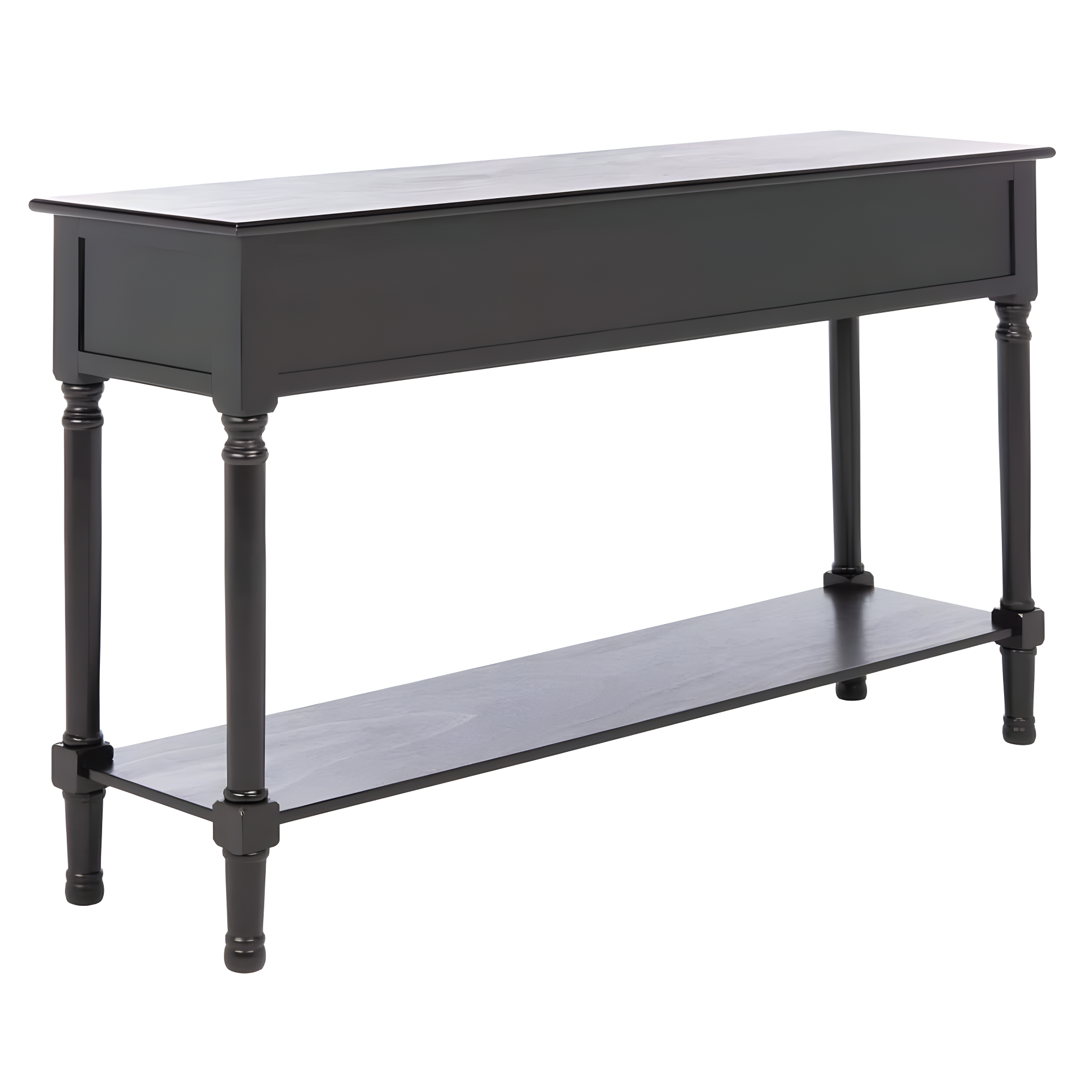 Landers 3 Drawer Console Table - CNS5711B - Black - Safavieh