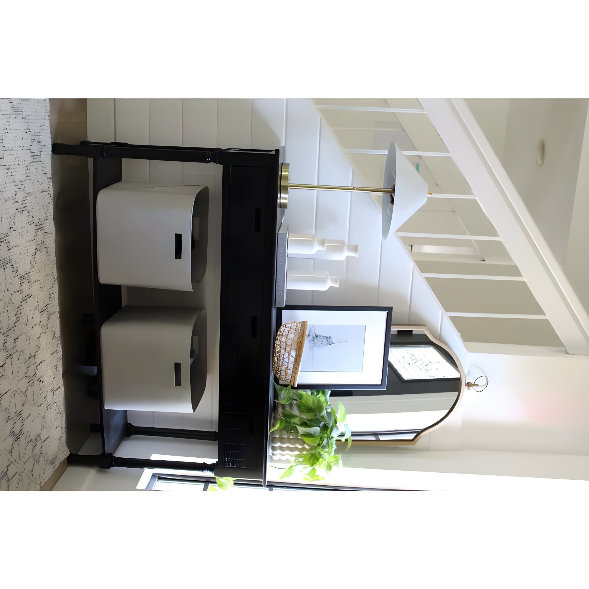 Landers 3 Drawer Console Table - CNS5711B - Black - Safavieh