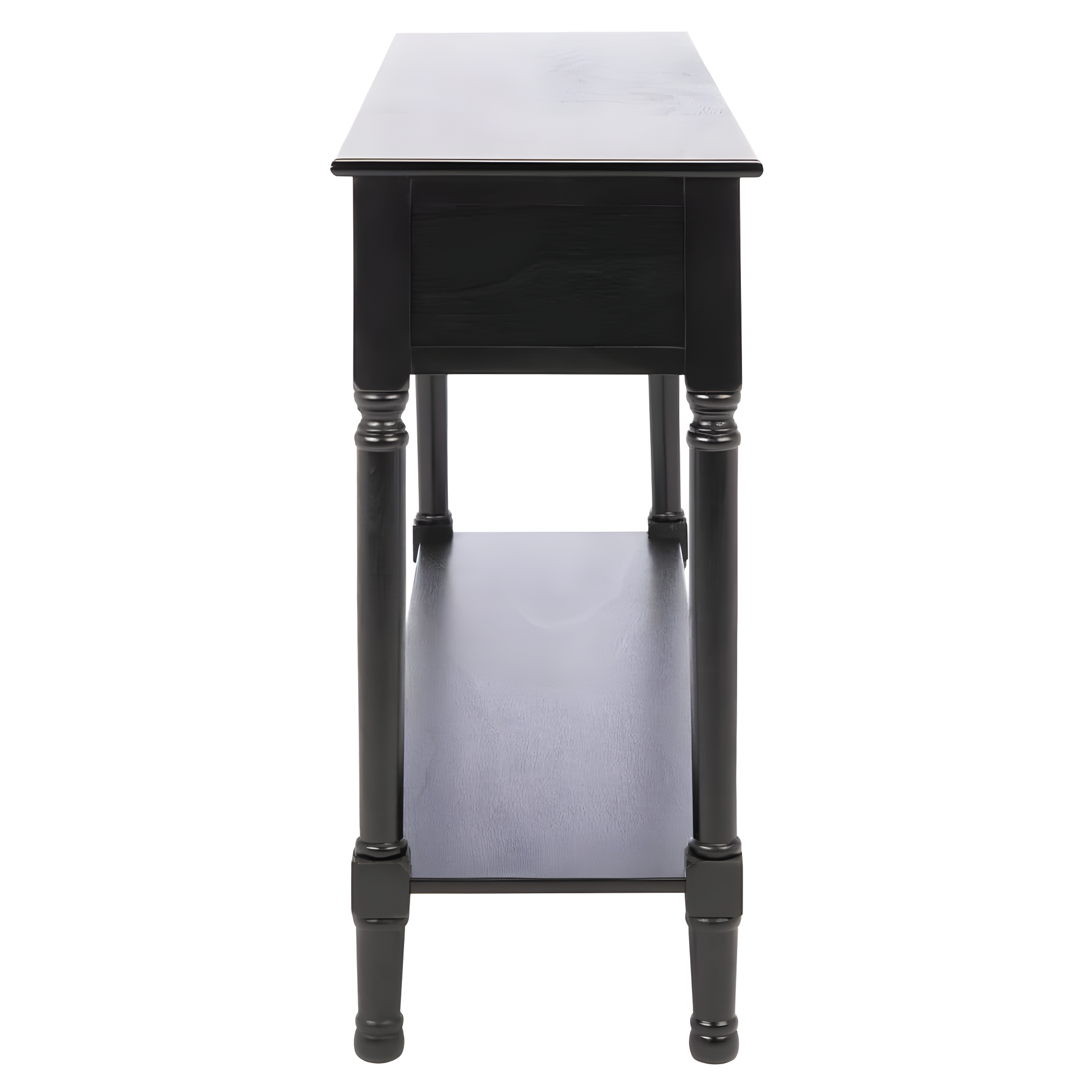 Landers 3 Drawer Console Table - CNS5711B - Black - Safavieh