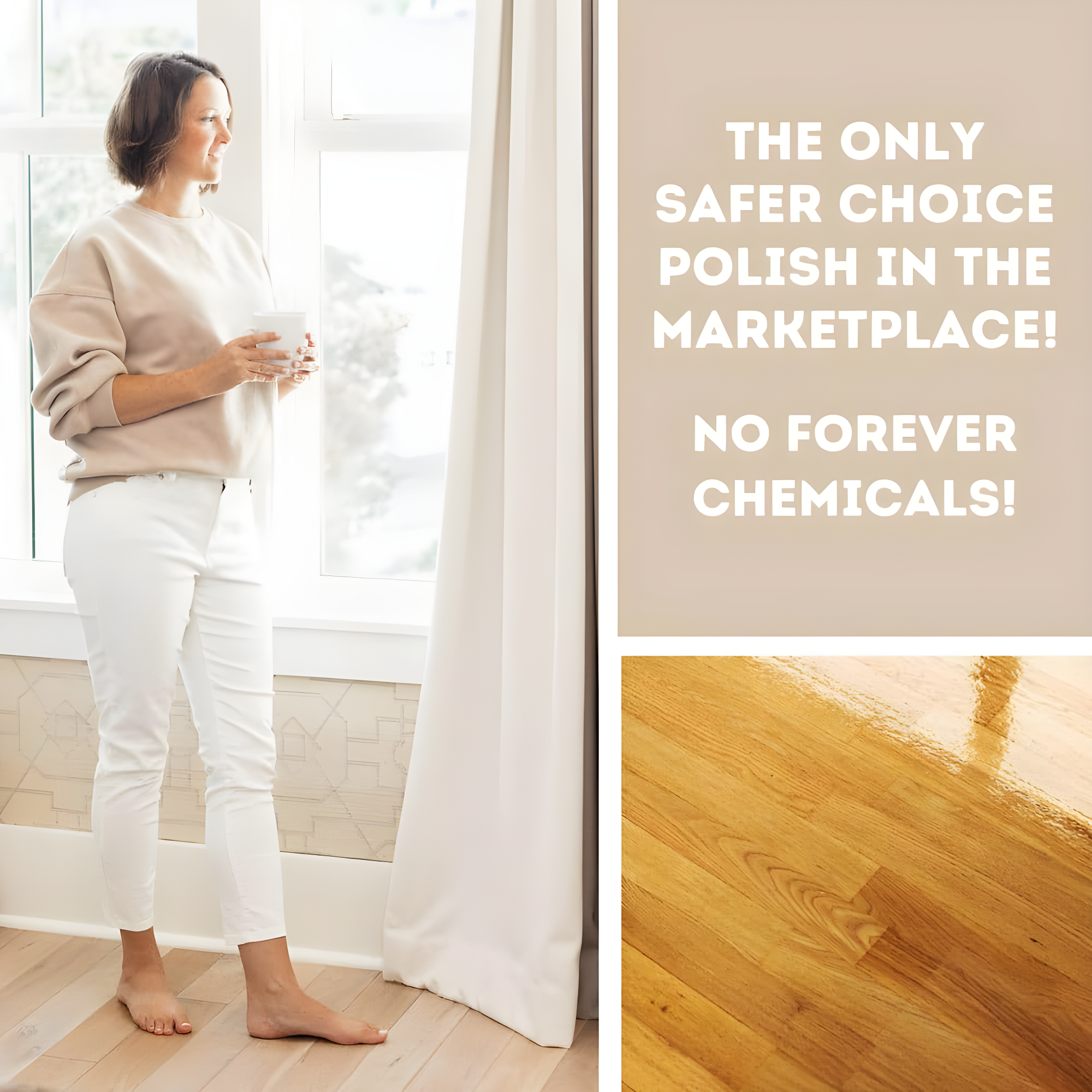 Quick Shine Multi-Surface Floor Finish & Polish, PFAS-Free Formula, 64 fl oz