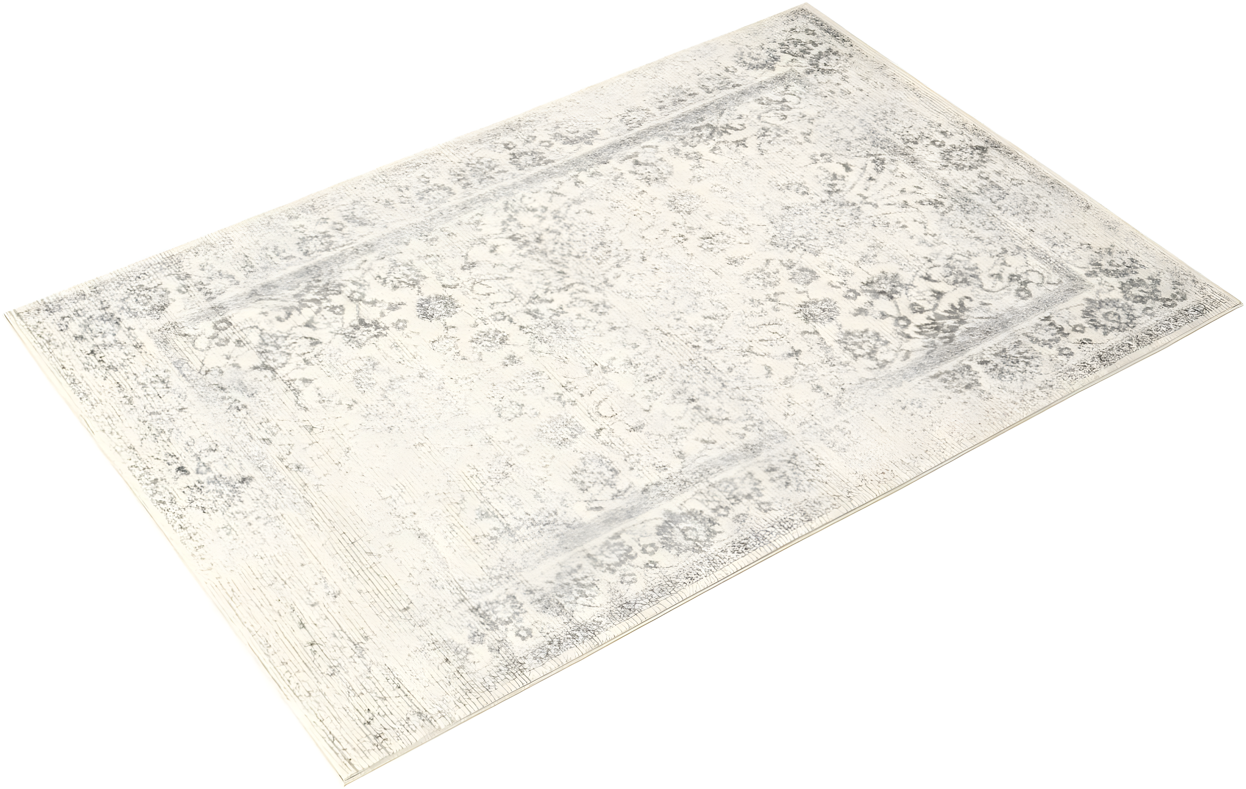 Adirondack ADR109 Machine Made Indoor Area Rug - Ivory/Silver - 5'-1"x7'-6" - Safavieh
