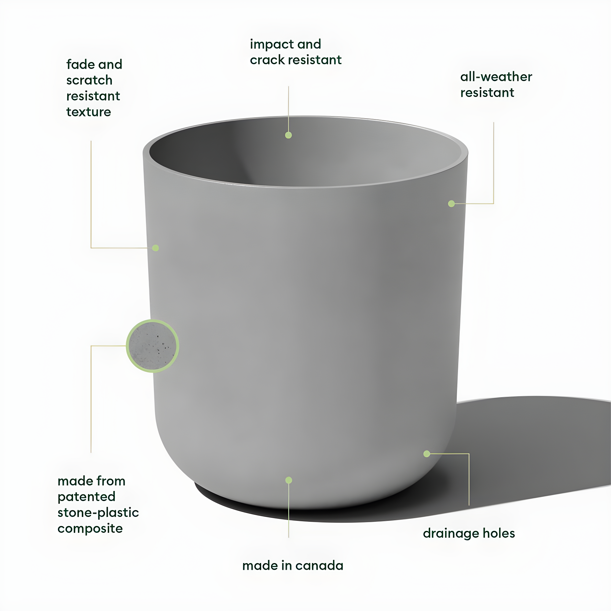 Mason Series Kona Planter