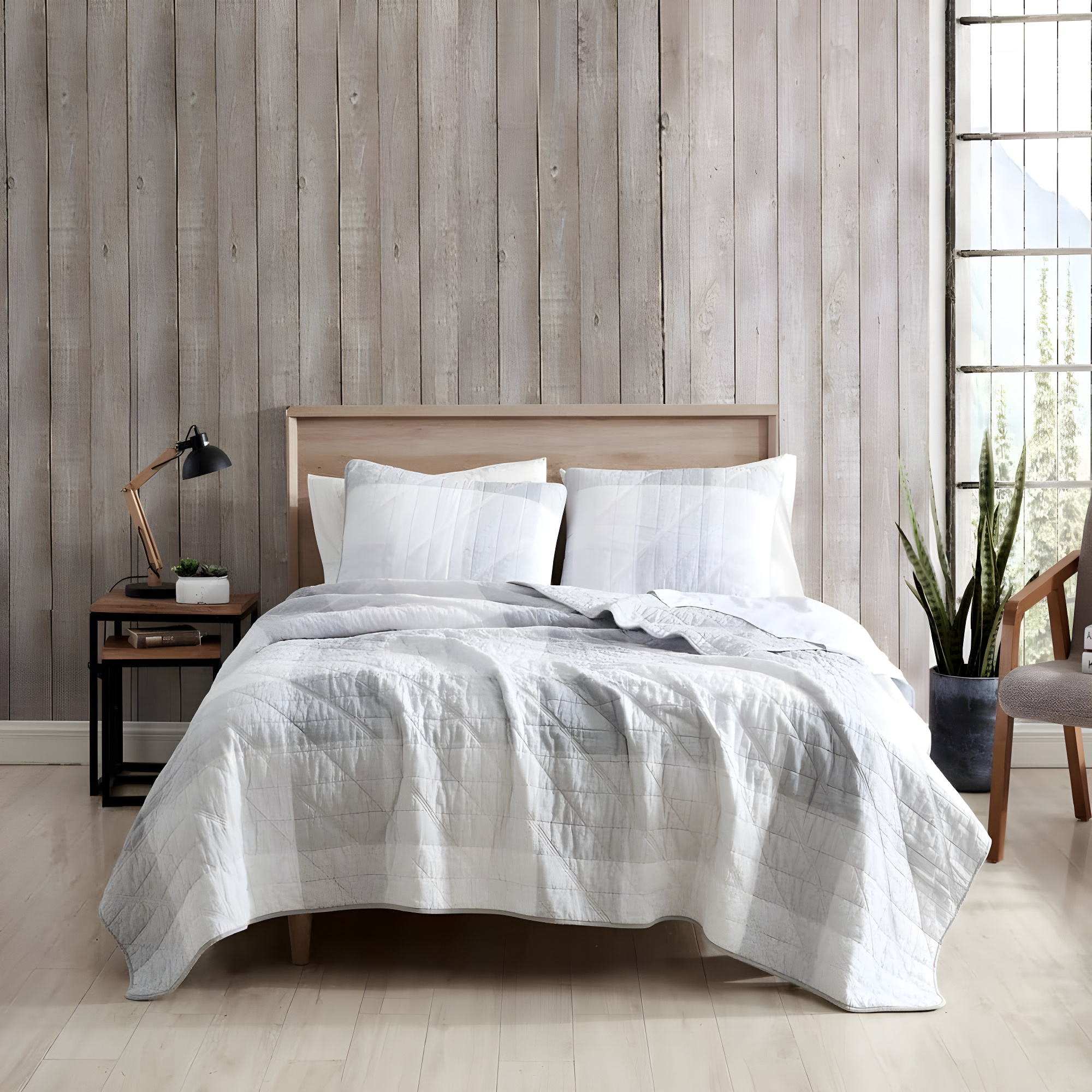Eddie Bauer Boulder Plaid Cotton Green Quilt Set & Reviews | Wayfair