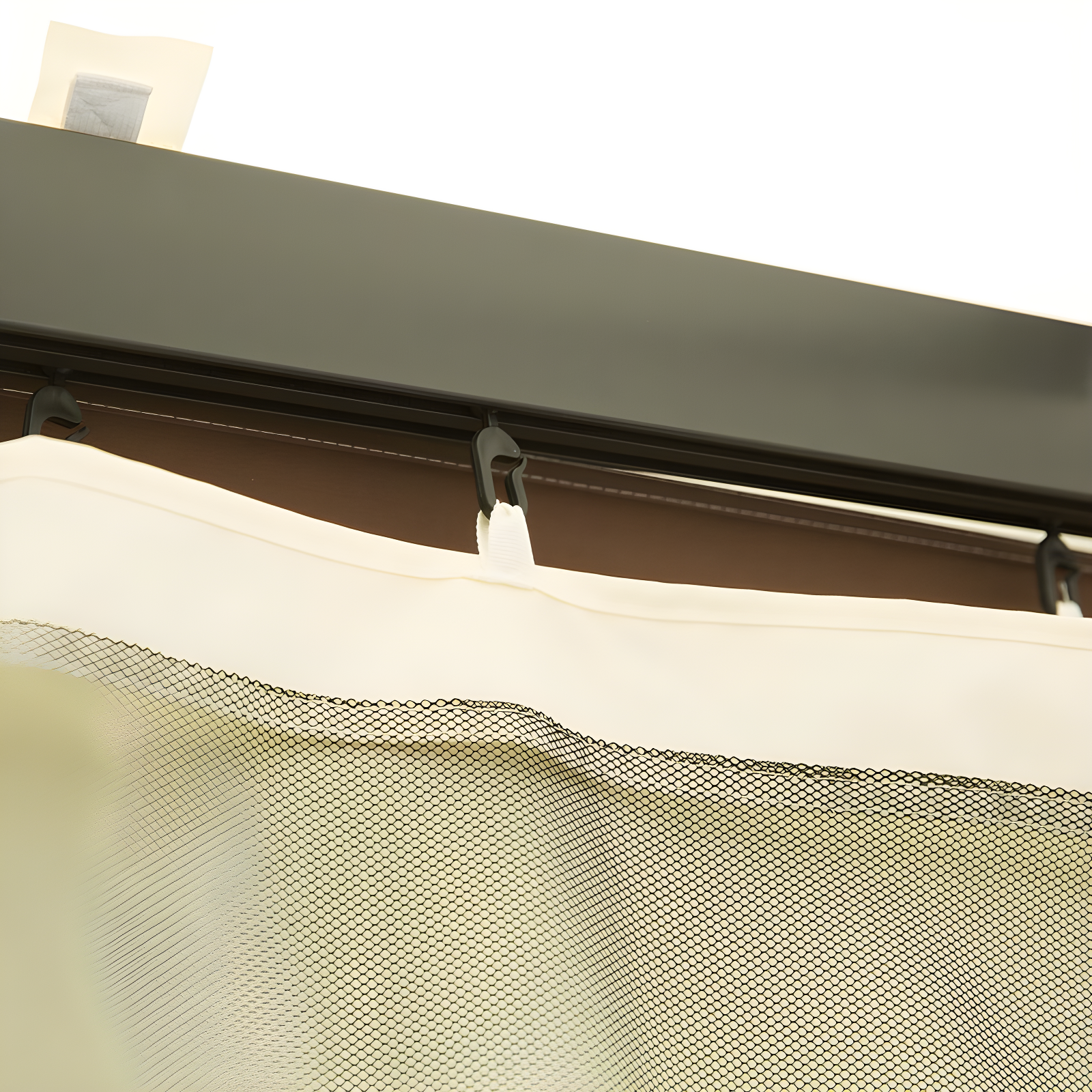 Outsunny Outsunny Universal Replacement Mesh Sidewall Netting for Patio Gazebos and Canopy Tents with Zippers, Sidewall Only, Cream