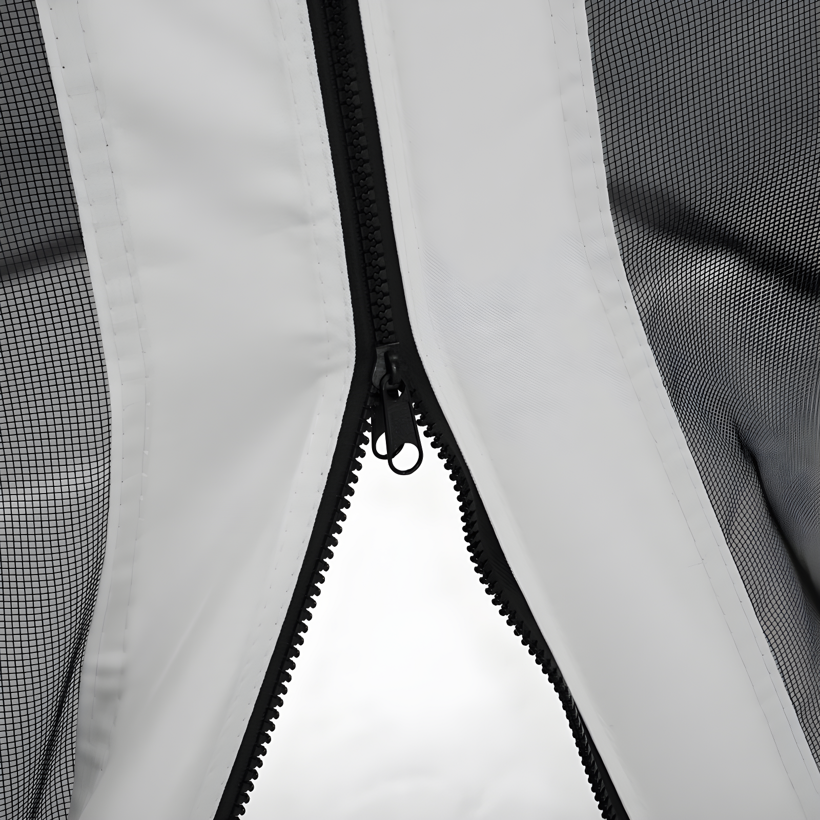 Outsunny Outsunny Universal Replacement Mesh Sidewall Netting for Patio Gazebos and Canopy Tents with Zippers, Sidewall Only, Cream