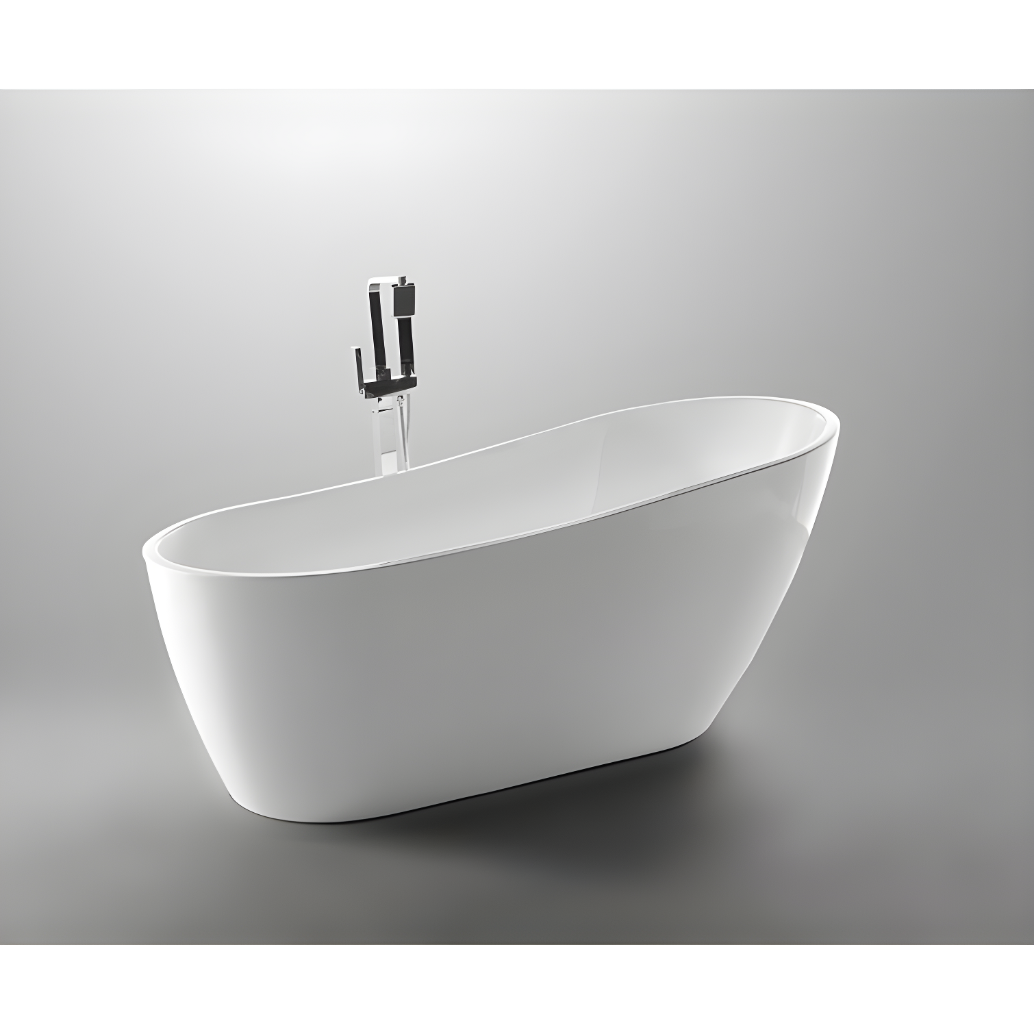 Cora 67" x 32" Freestanding Acrylic Bathtub