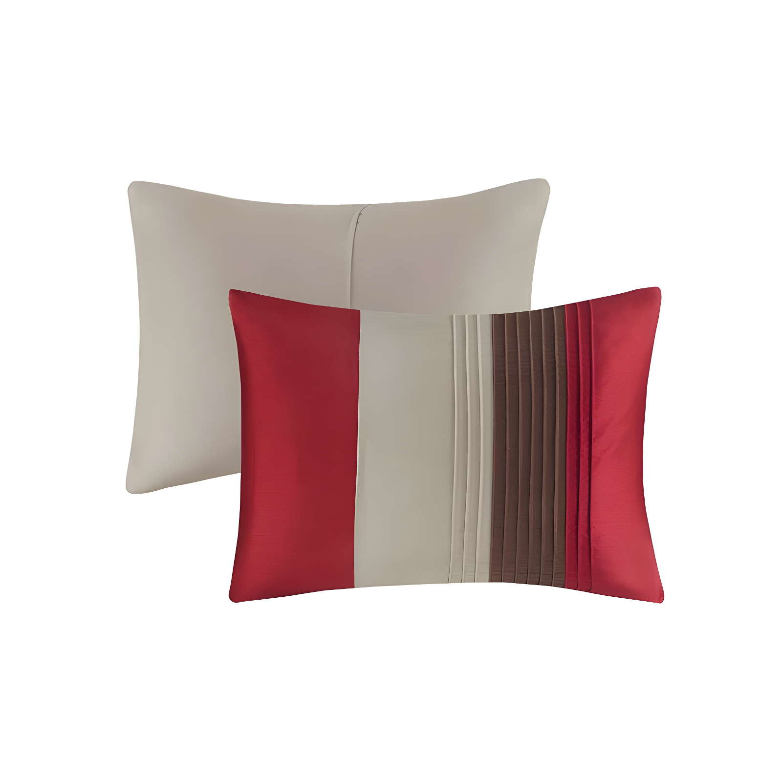 Madison Park Amherst 7 Piece Striped and Pleated Comforter Set