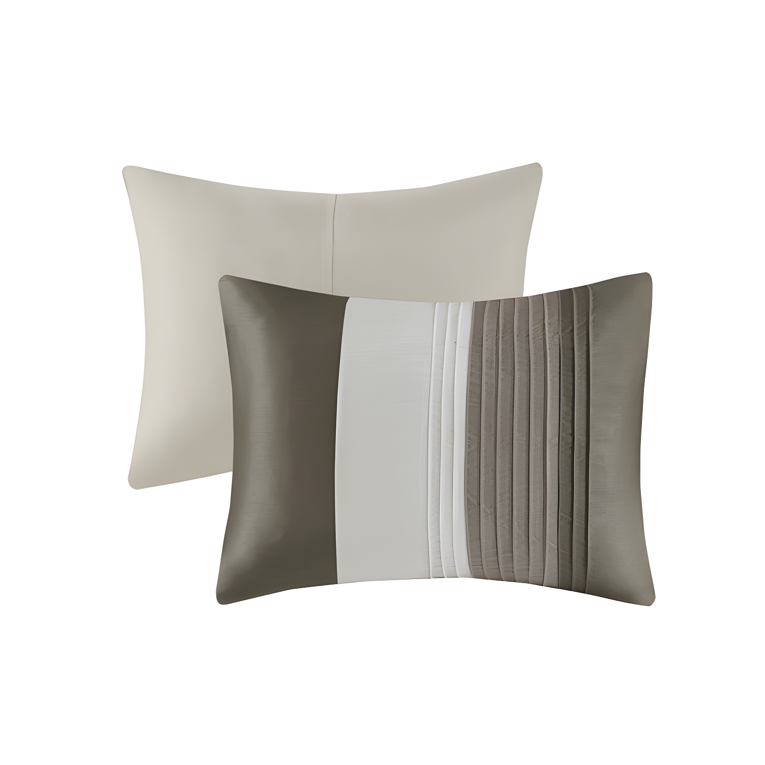 Madison Park Amherst 7 Piece Striped and Pleated Comforter Set