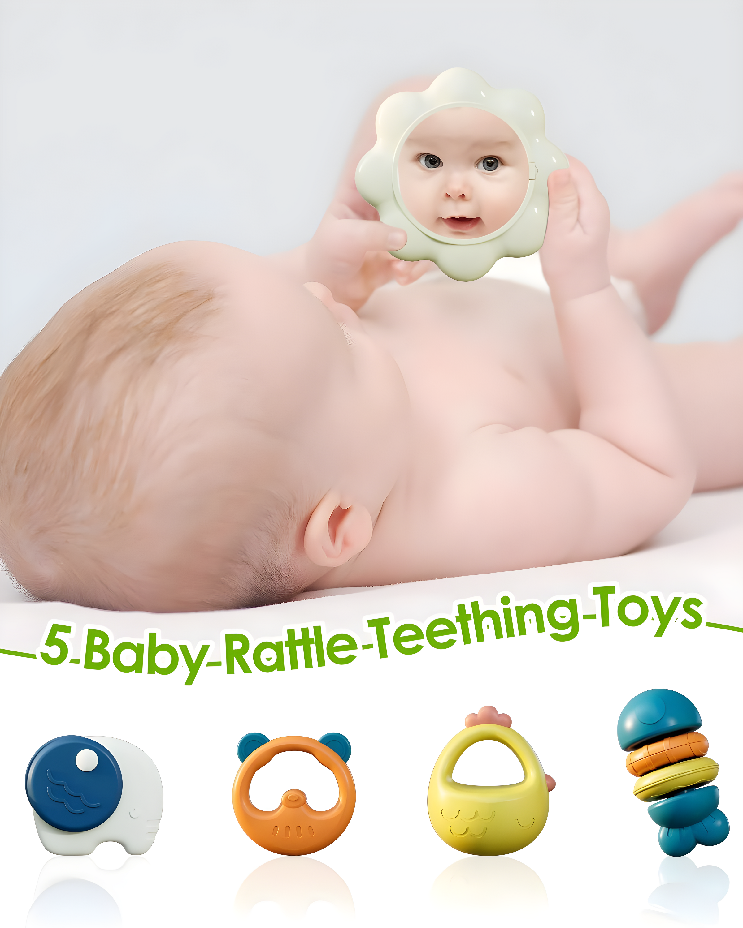 dearlomum Baby Play Mat Baby Gym,Funny Play Piano Tummy Time Baby Activity Mat With 5 Infant Sensory Baby Toys | Wayfair