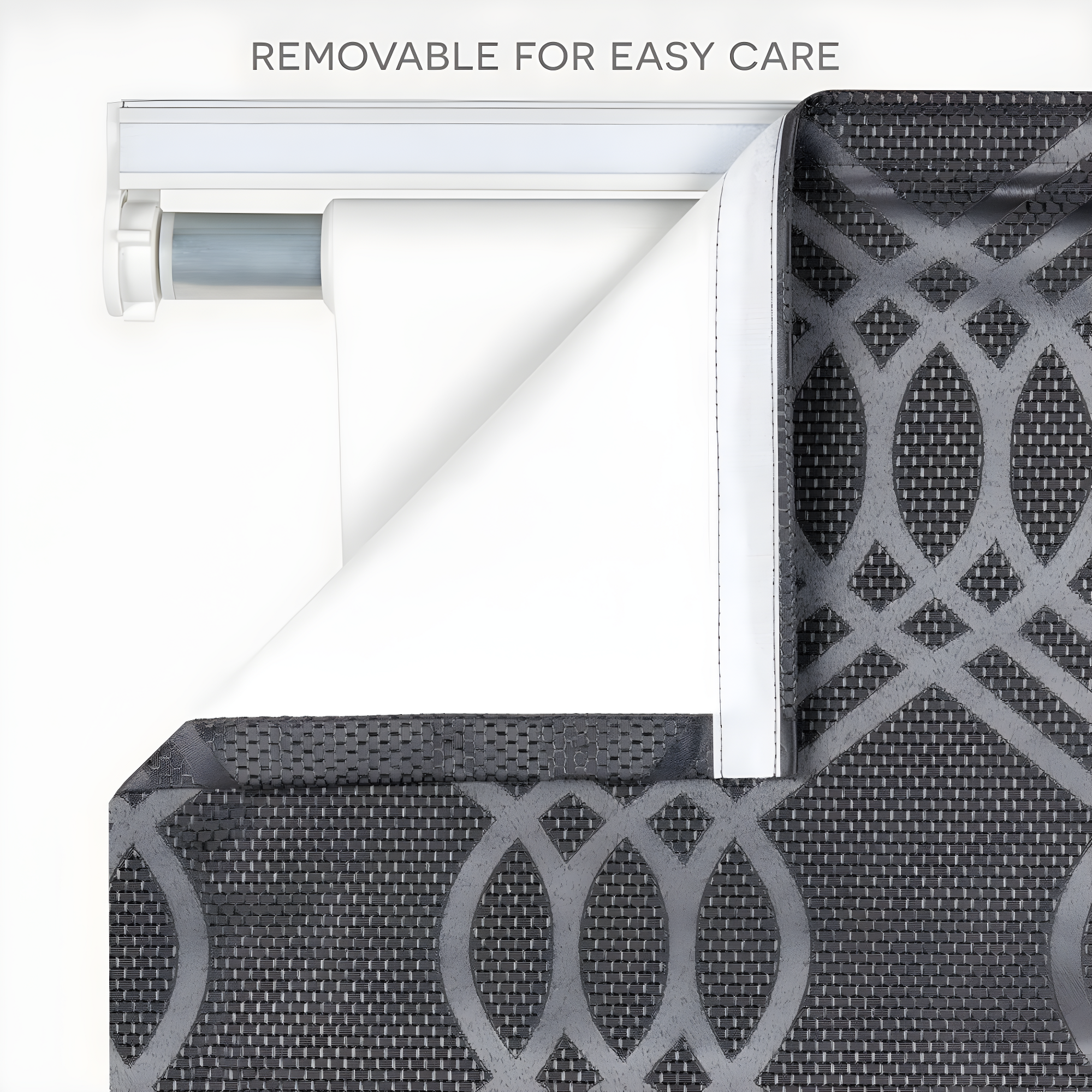 Amalgamated Textiles Exclusive Home Prague Trellis 100% Blackout Roman Shade