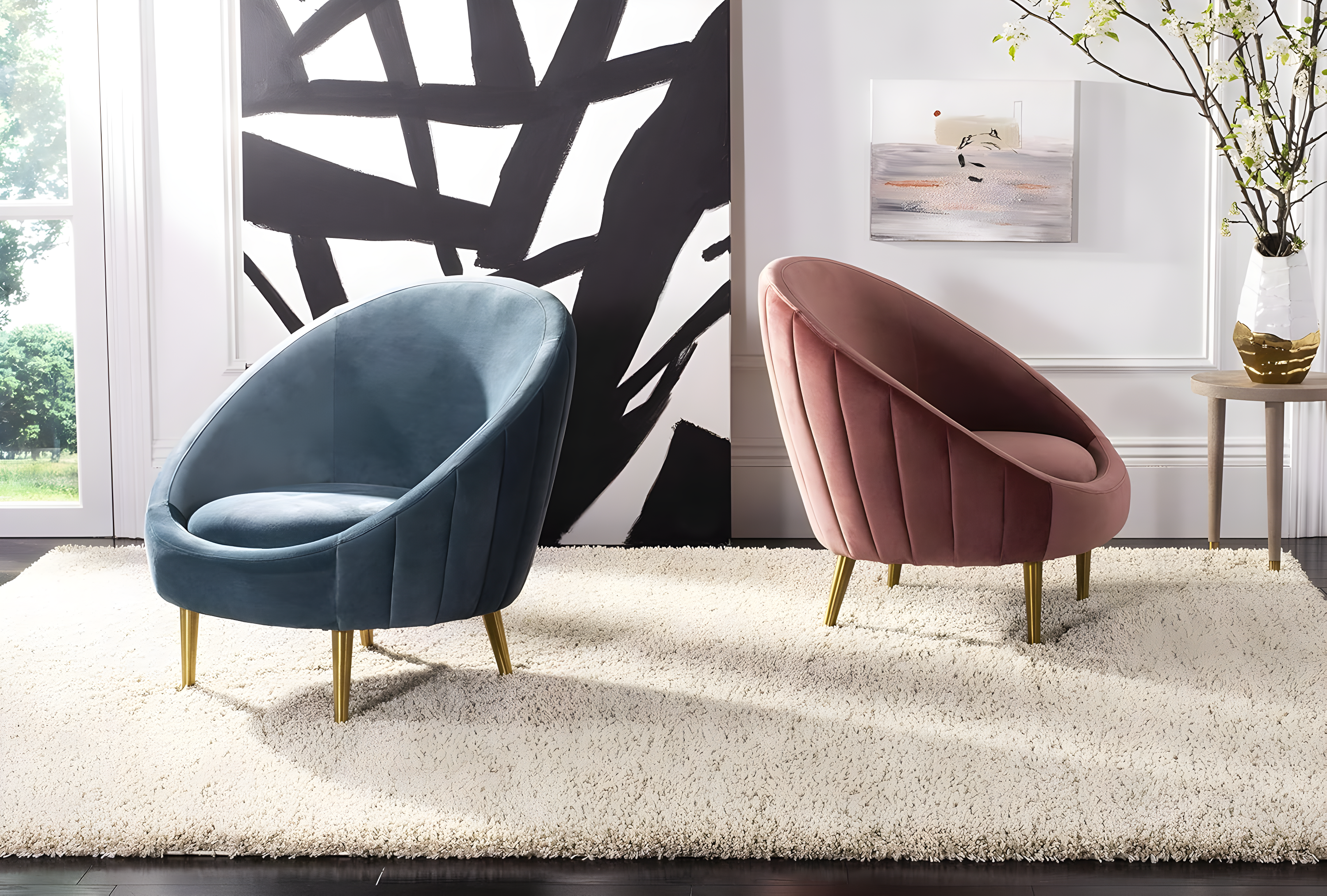 Shag SG151 Power Loomed Indoor Area Rug - Beige - 5'3"x7'6" - Safavieh.