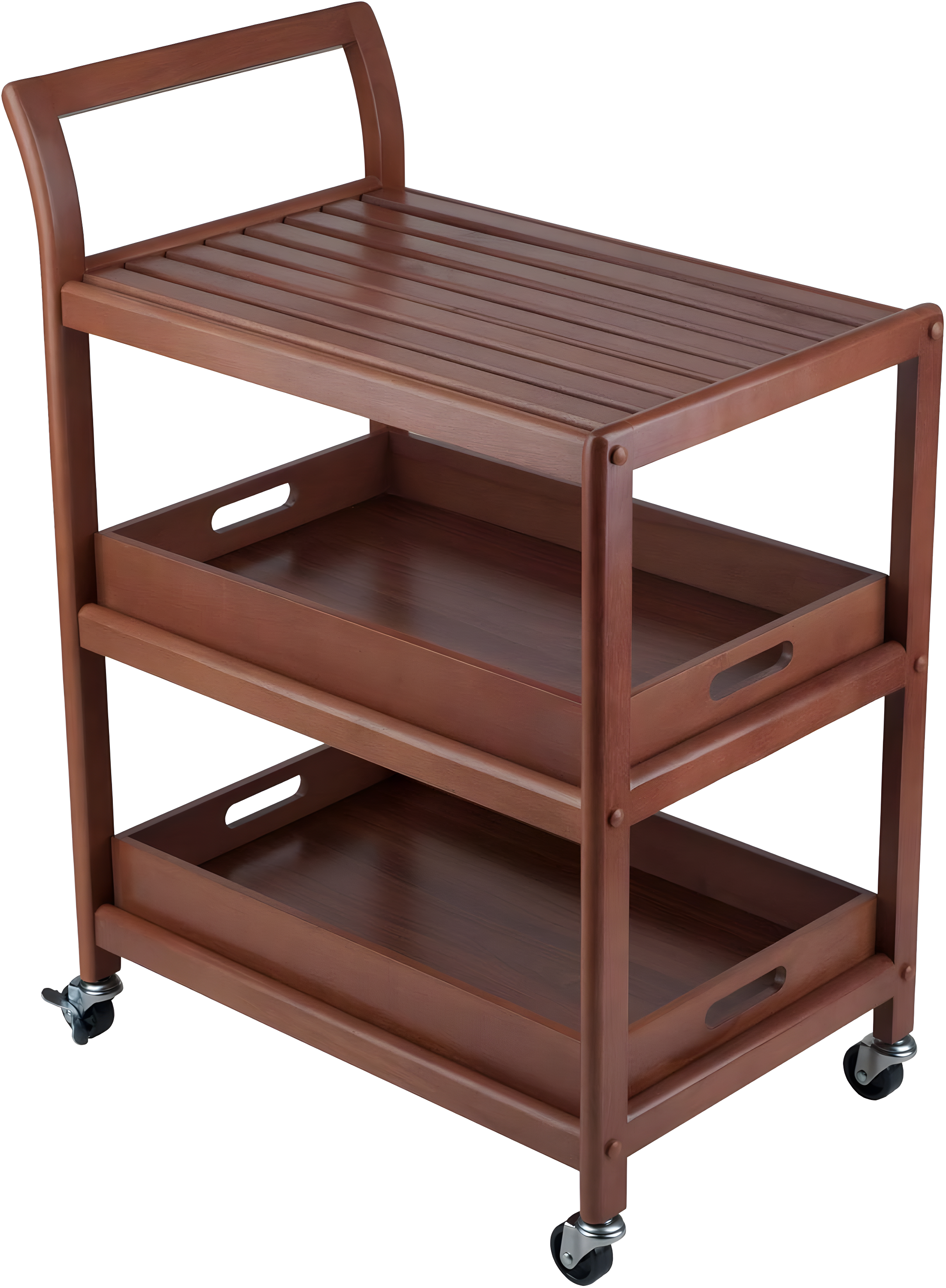 Skyline Decor Albert 33.27'' H x 24.8'' W Utility Cart with Wheels