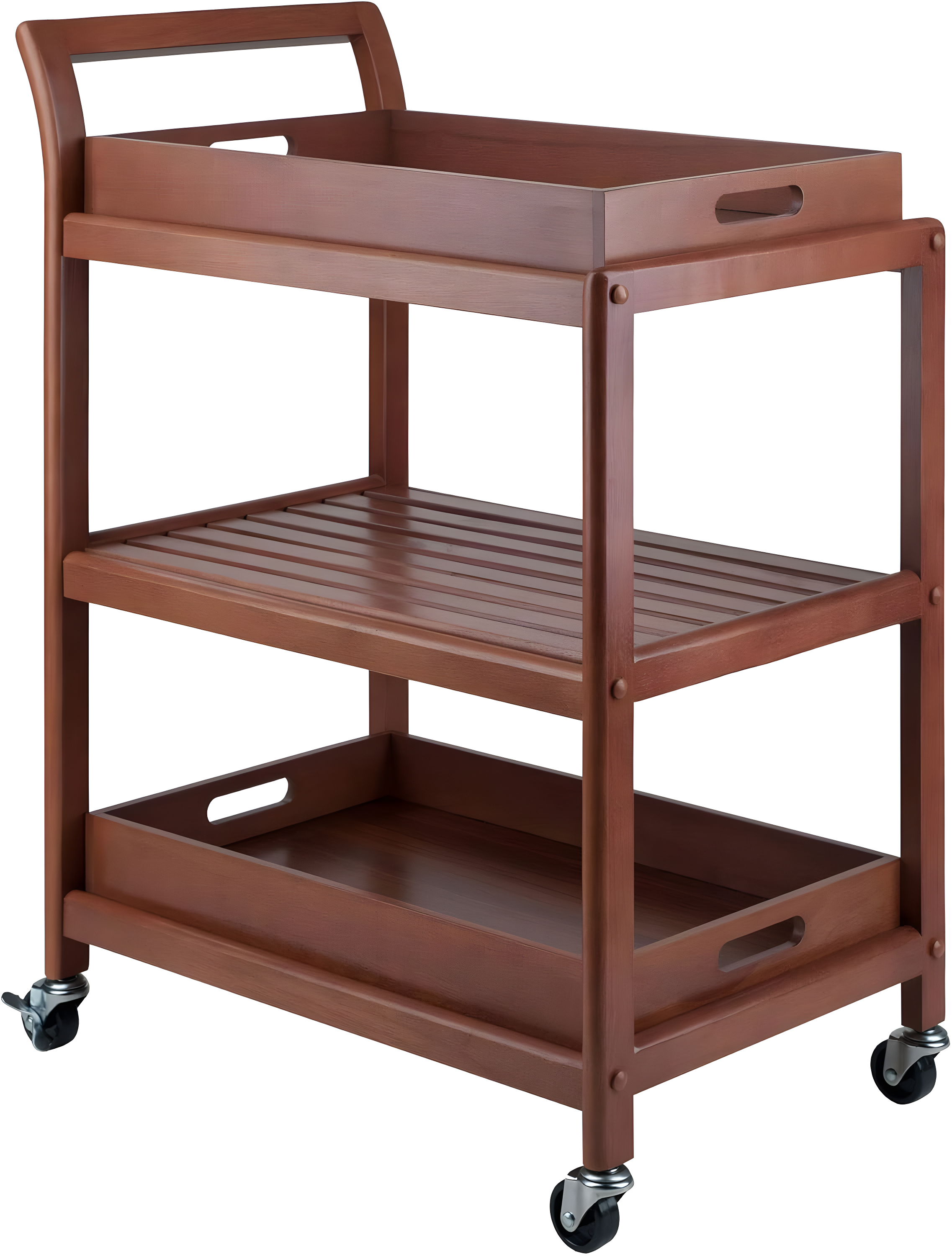 Skyline Decor Albert 33.27'' H x 24.8'' W Utility Cart with Wheels