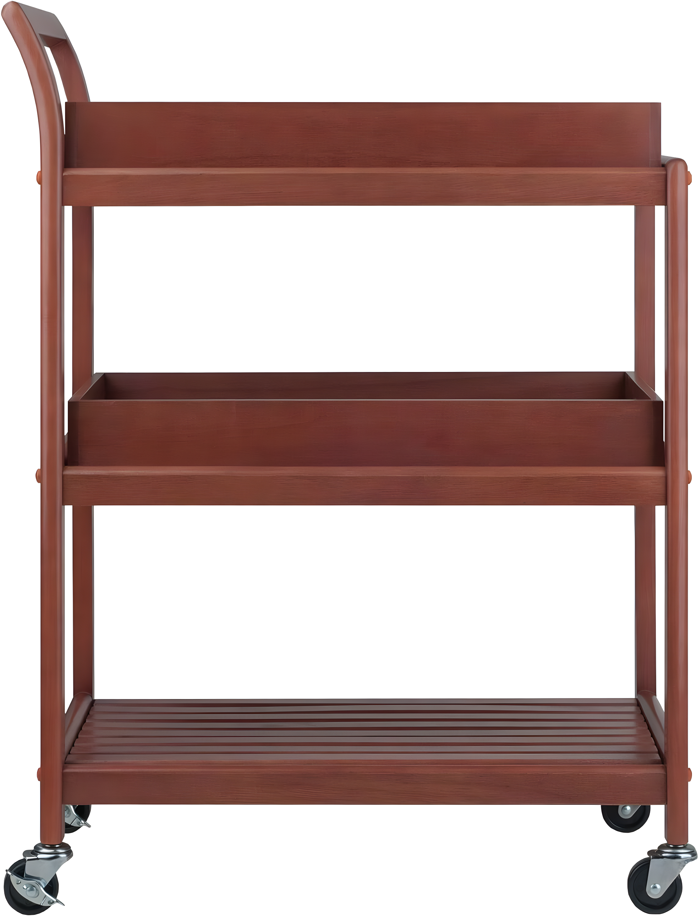 Skyline Decor Albert 33.27'' H x 24.8'' W Utility Cart with Wheels