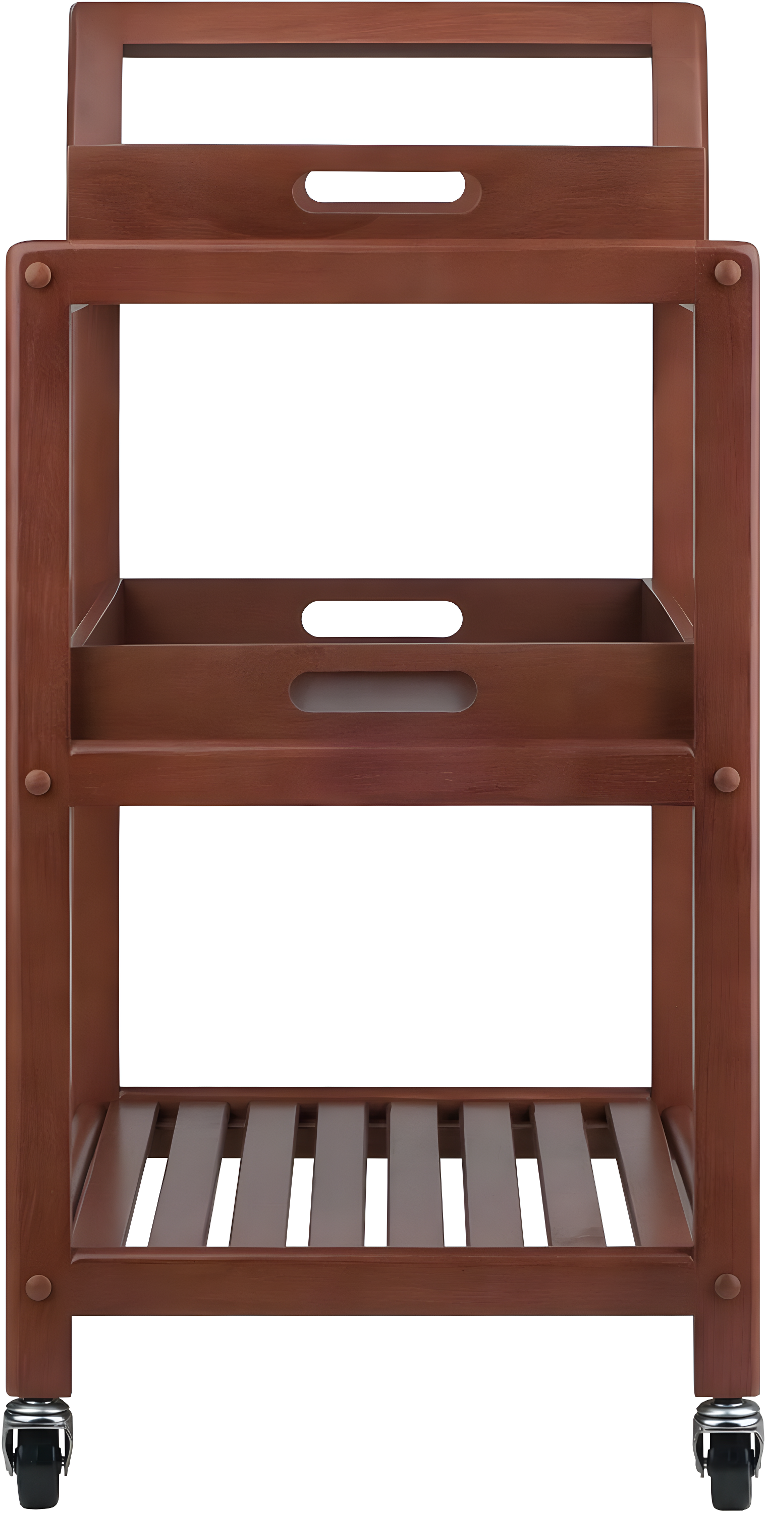 Skyline Decor Albert 33.27'' H x 24.8'' W Utility Cart with Wheels