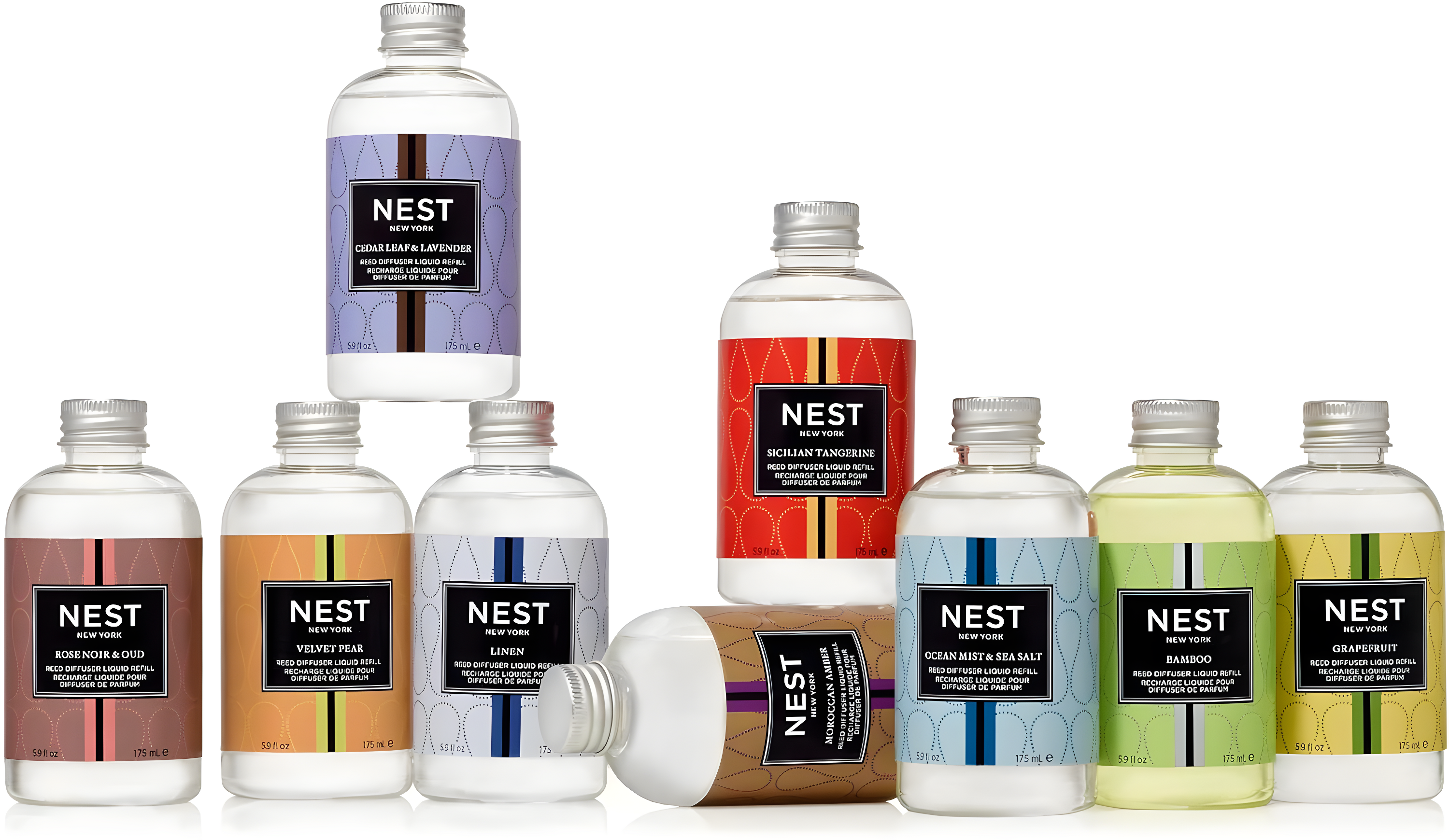 NEST Fragrances Moroccan Amber Reed Diffuser Liquid Refill