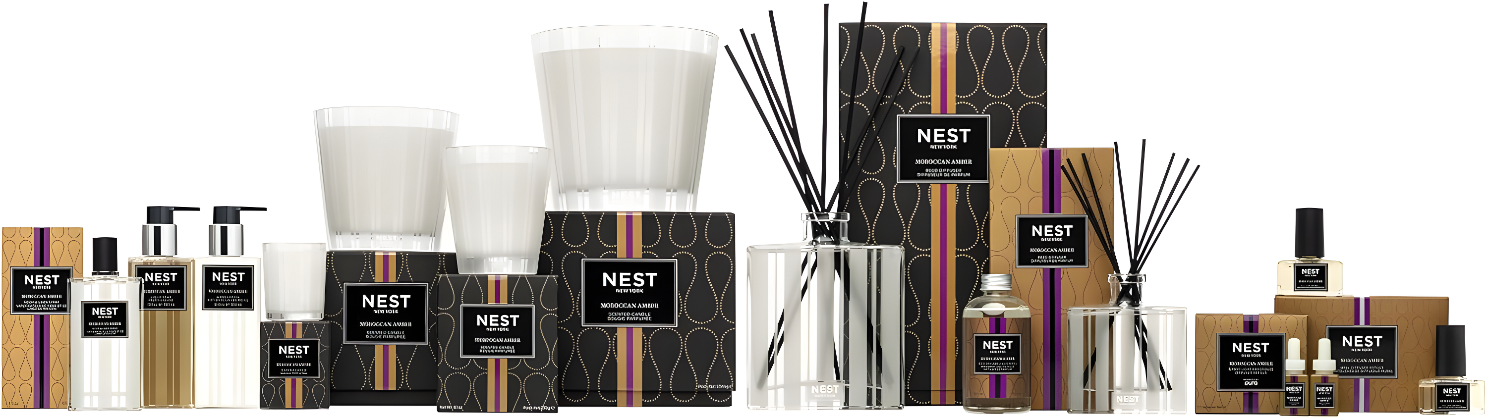 NEST Fragrances Moroccan Amber Reed Diffuser Liquid Refill