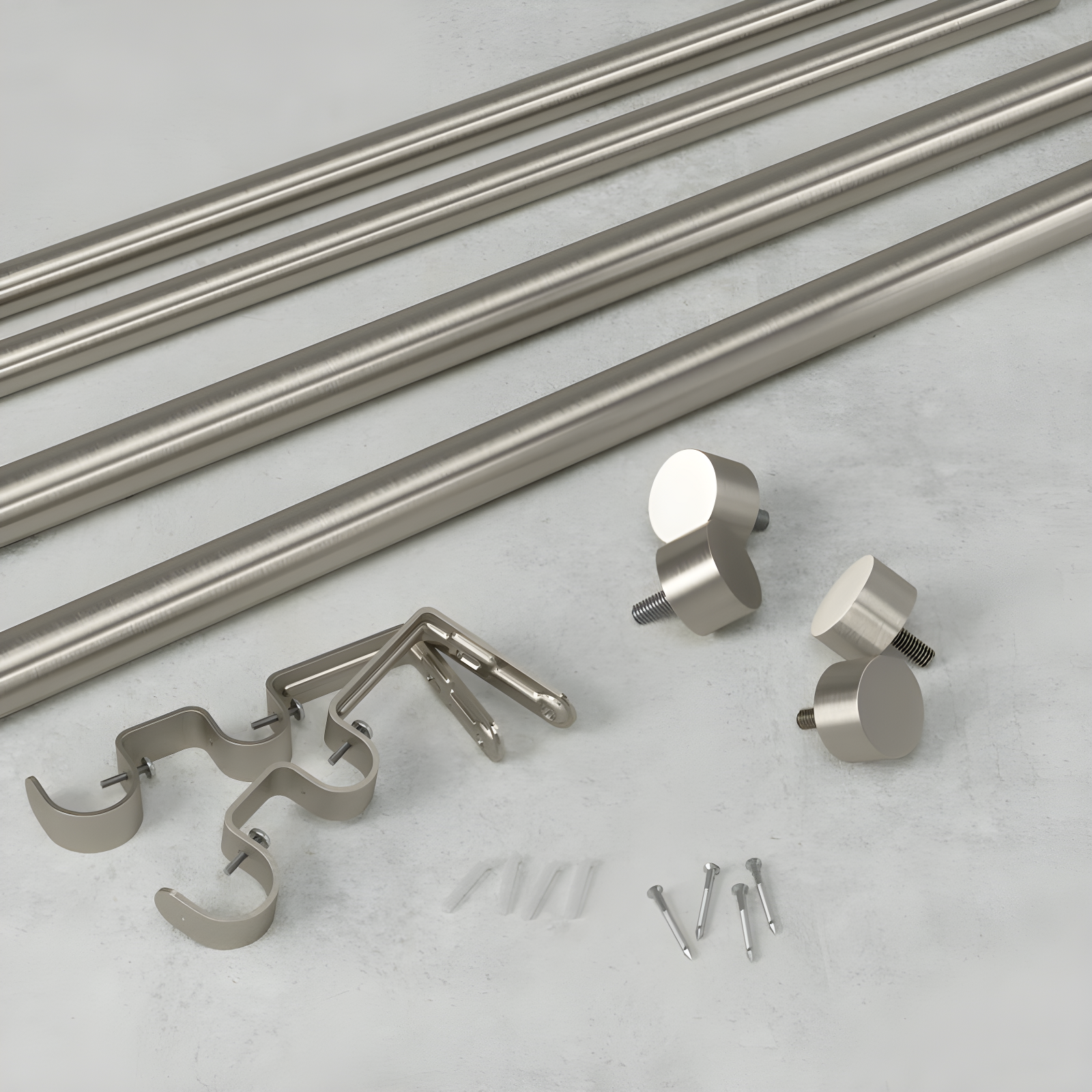 Cappa Drapery Solutions Double Curtain Rod