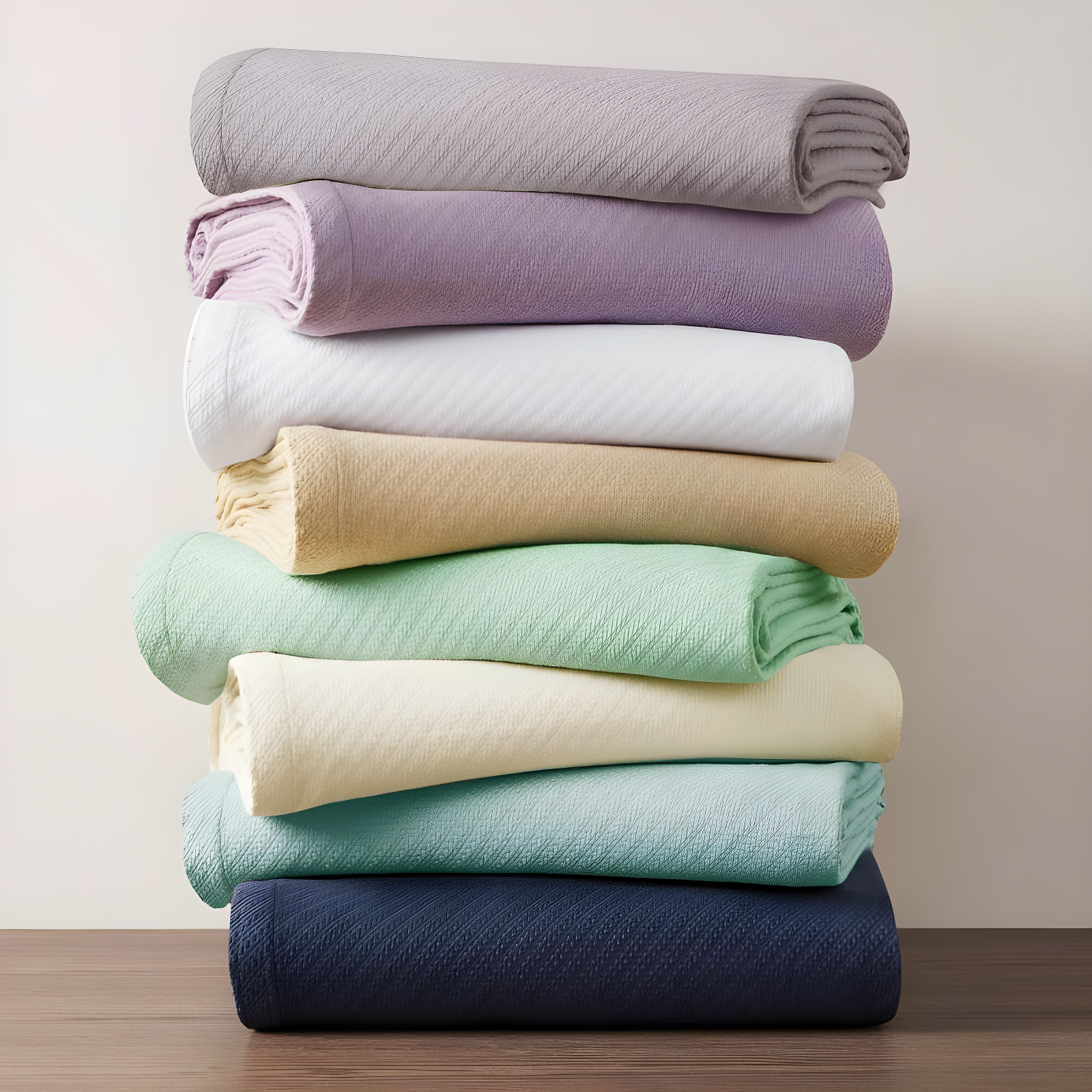 Bed Blanket Liquid Cotton Twin Gray