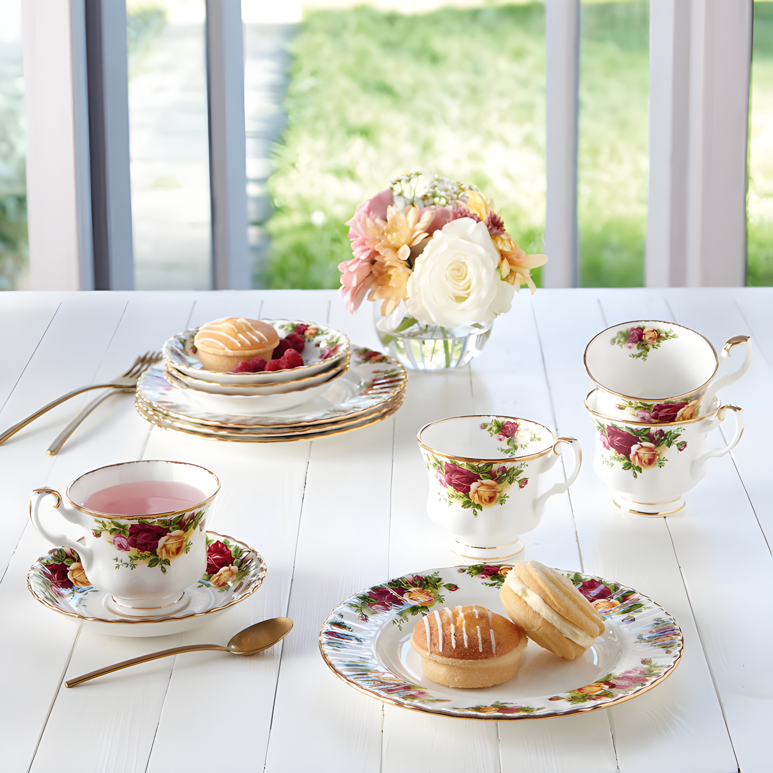 Royal Albert Old Country Roses Teacup & Saucer