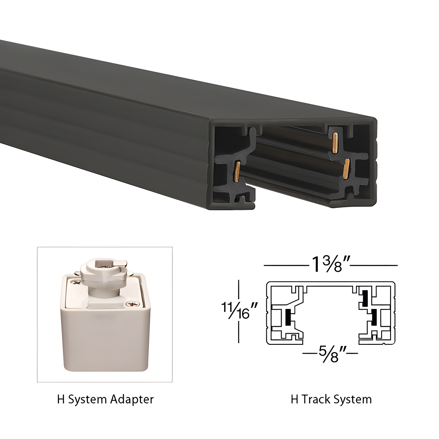 120V Single Circuit Track Section