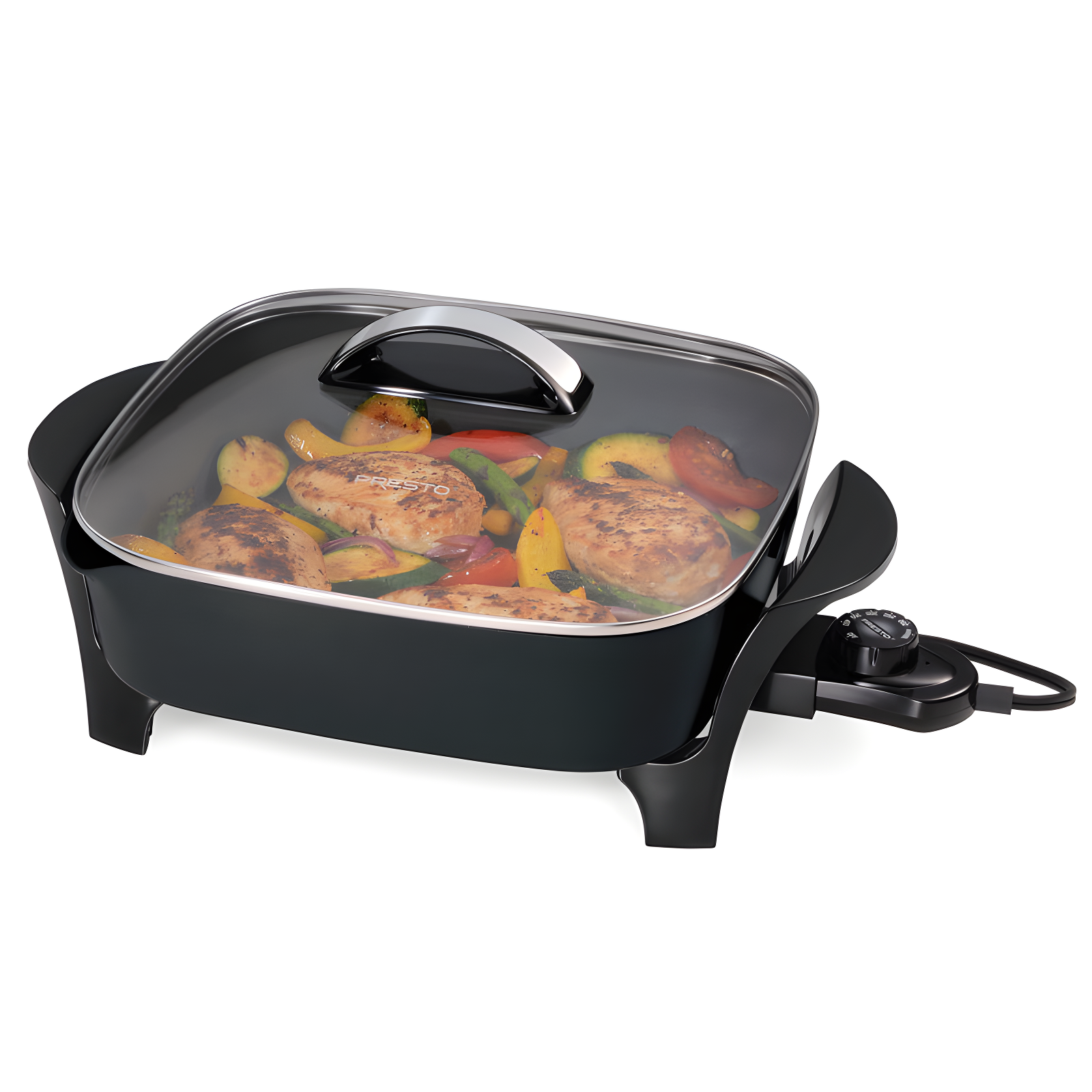 Presto Presto 12" Electric Skillet With Glass Lid