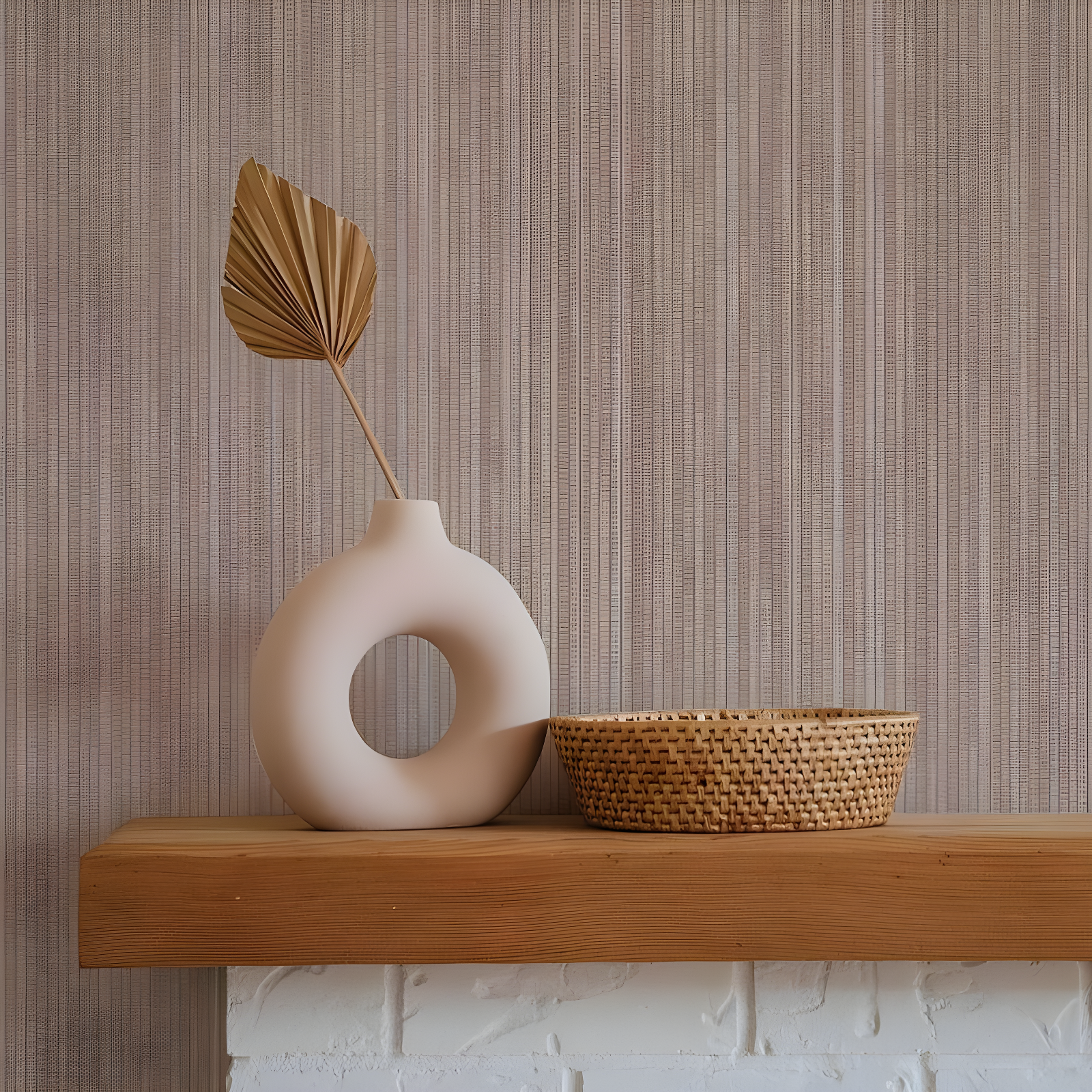 Tempaper & Co.® Faux Grasscloth Removable Peel and Stick Wallpaper, Textured Sage, 28 sq. ft.: Vinyl, Self-Adhesive, Wood Grain Design